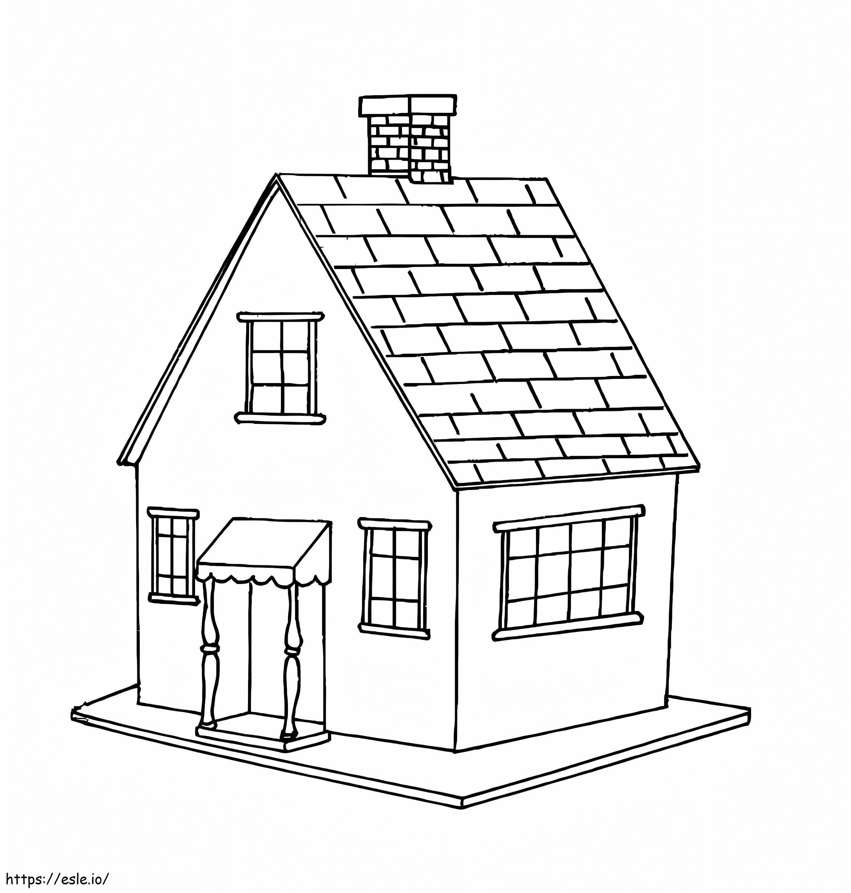 House For Kid coloring page