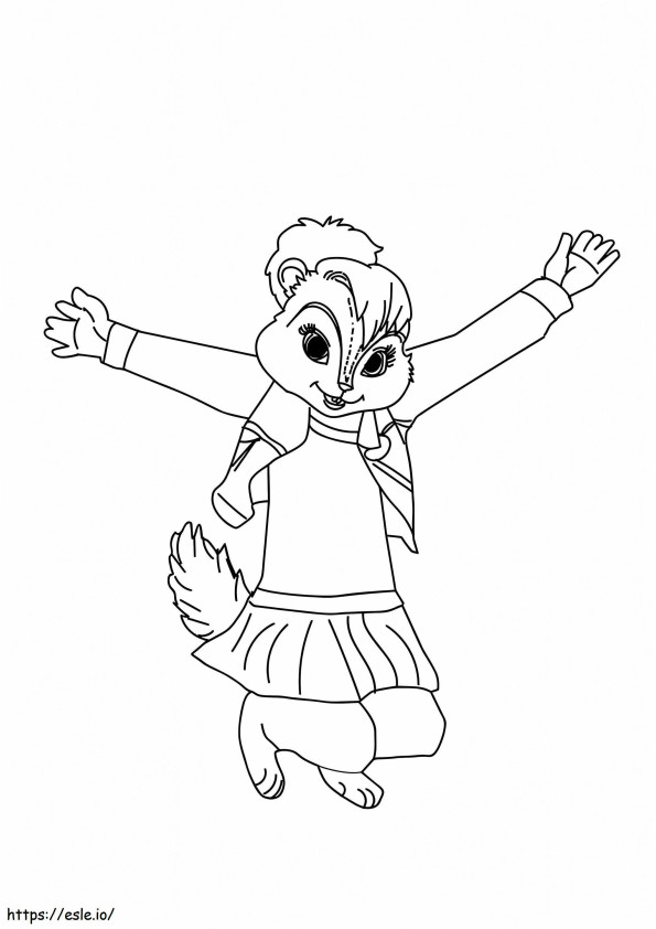1528167460 Alvin And The Chipmunk Dance 16 A4 coloring page