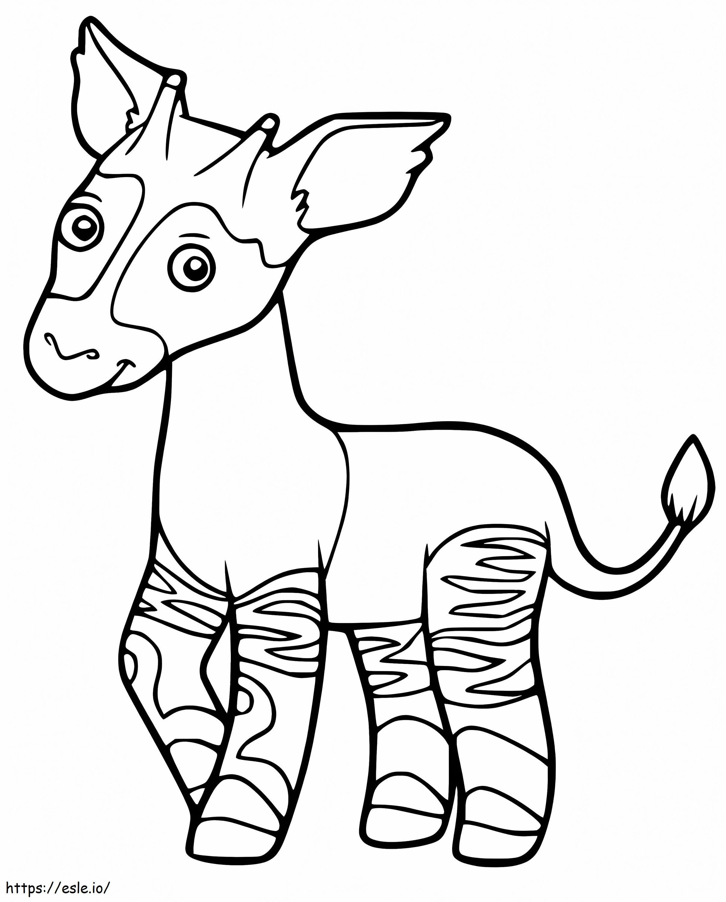 Ihana Okapi värityskuva