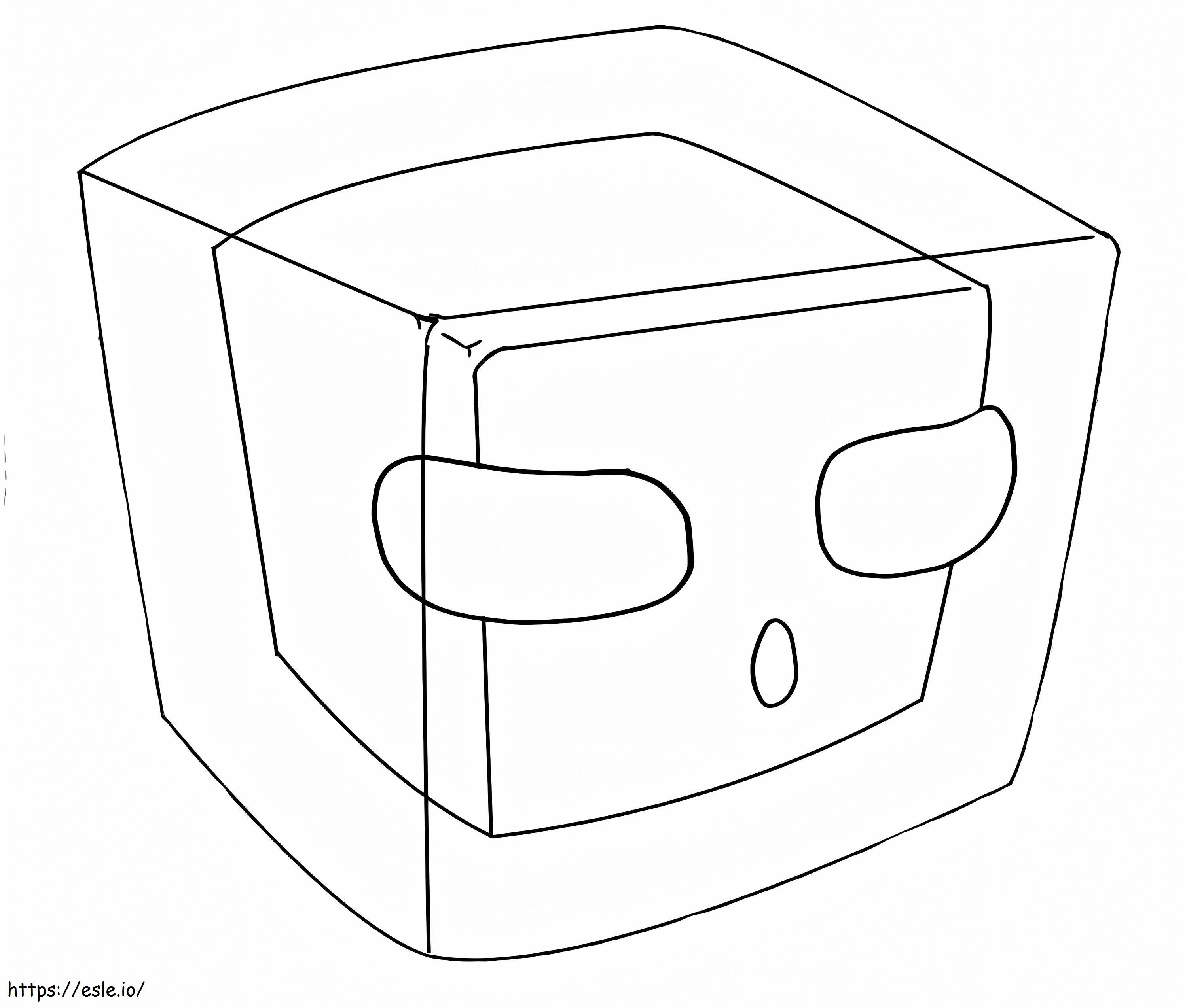 Minecraft Limo coloring page