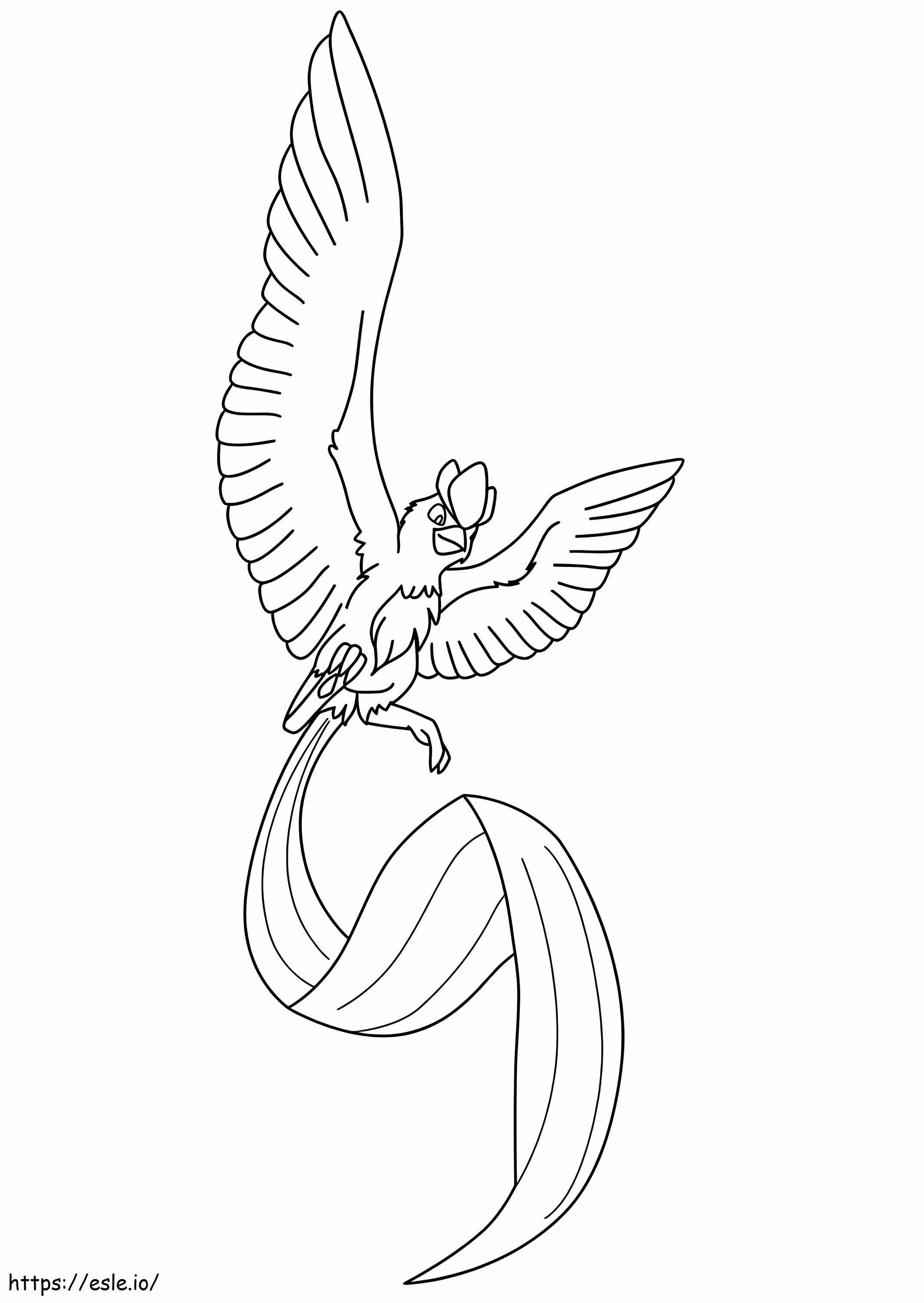 Articuno yang dapat dicetak Gambar Mewarnai