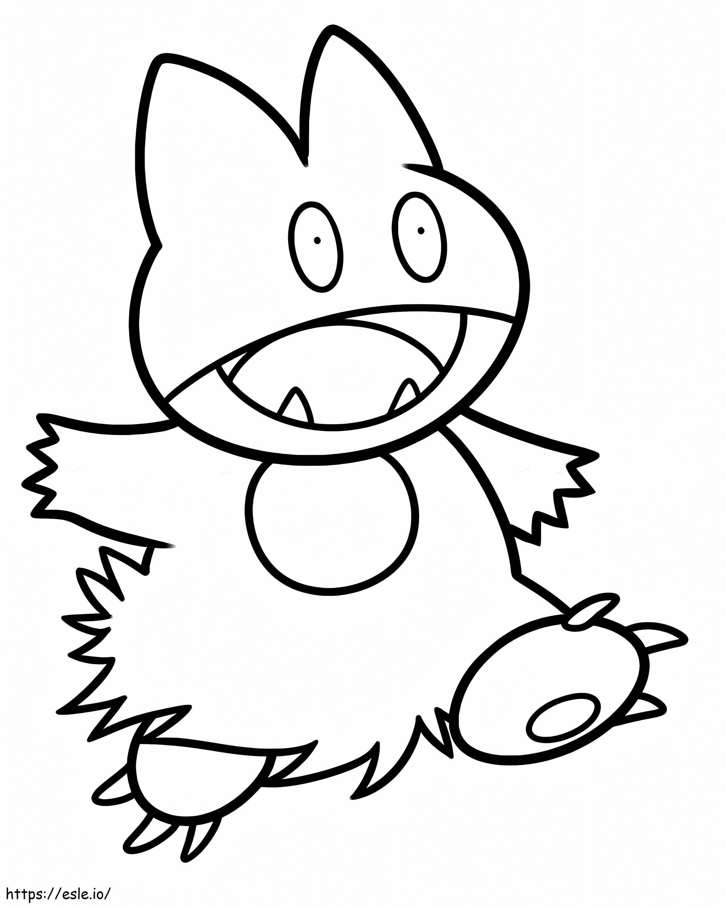 Funny Munchlax coloring page