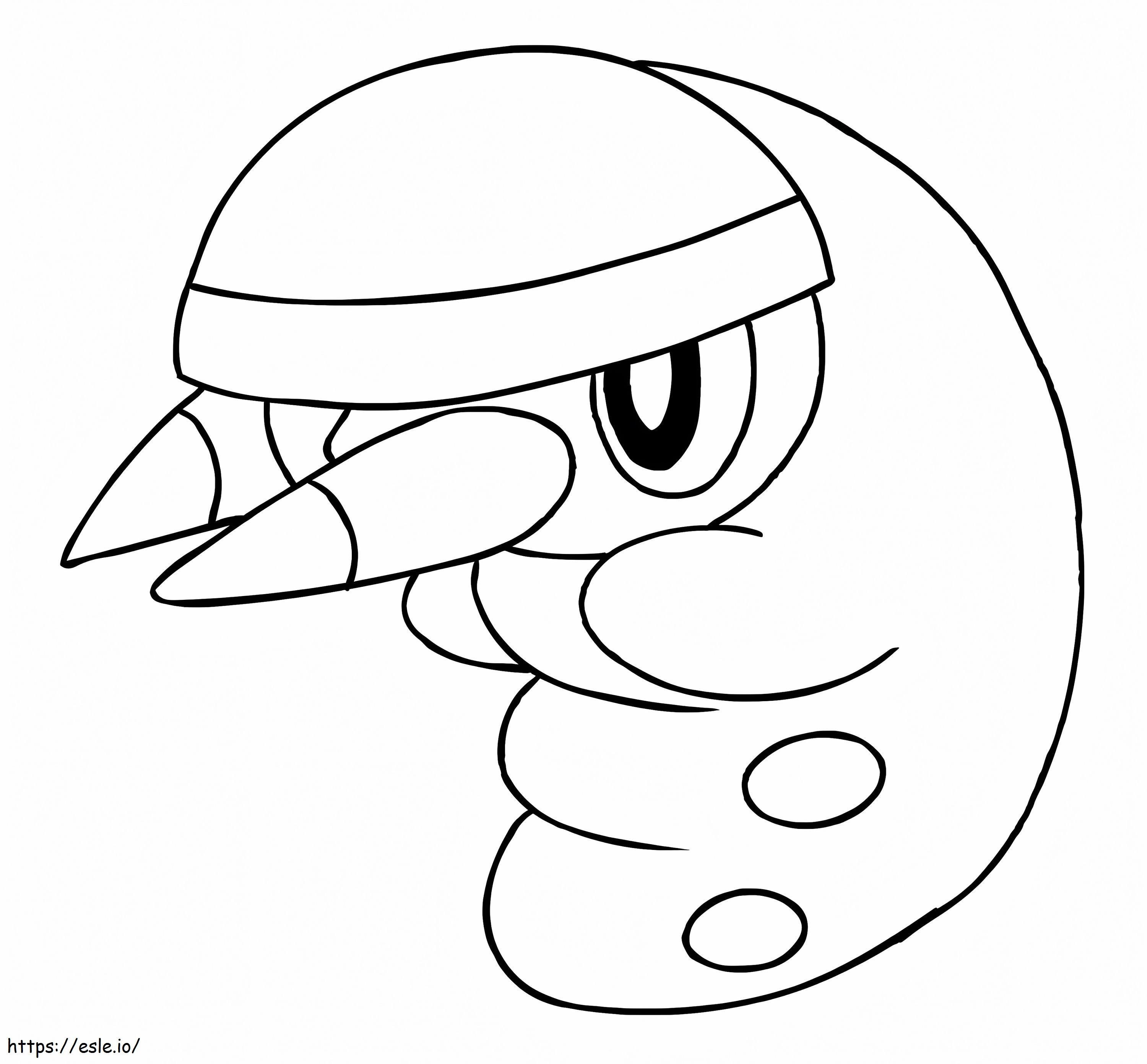 Coloriage Pokémon Larbin 2 à imprimer dessin