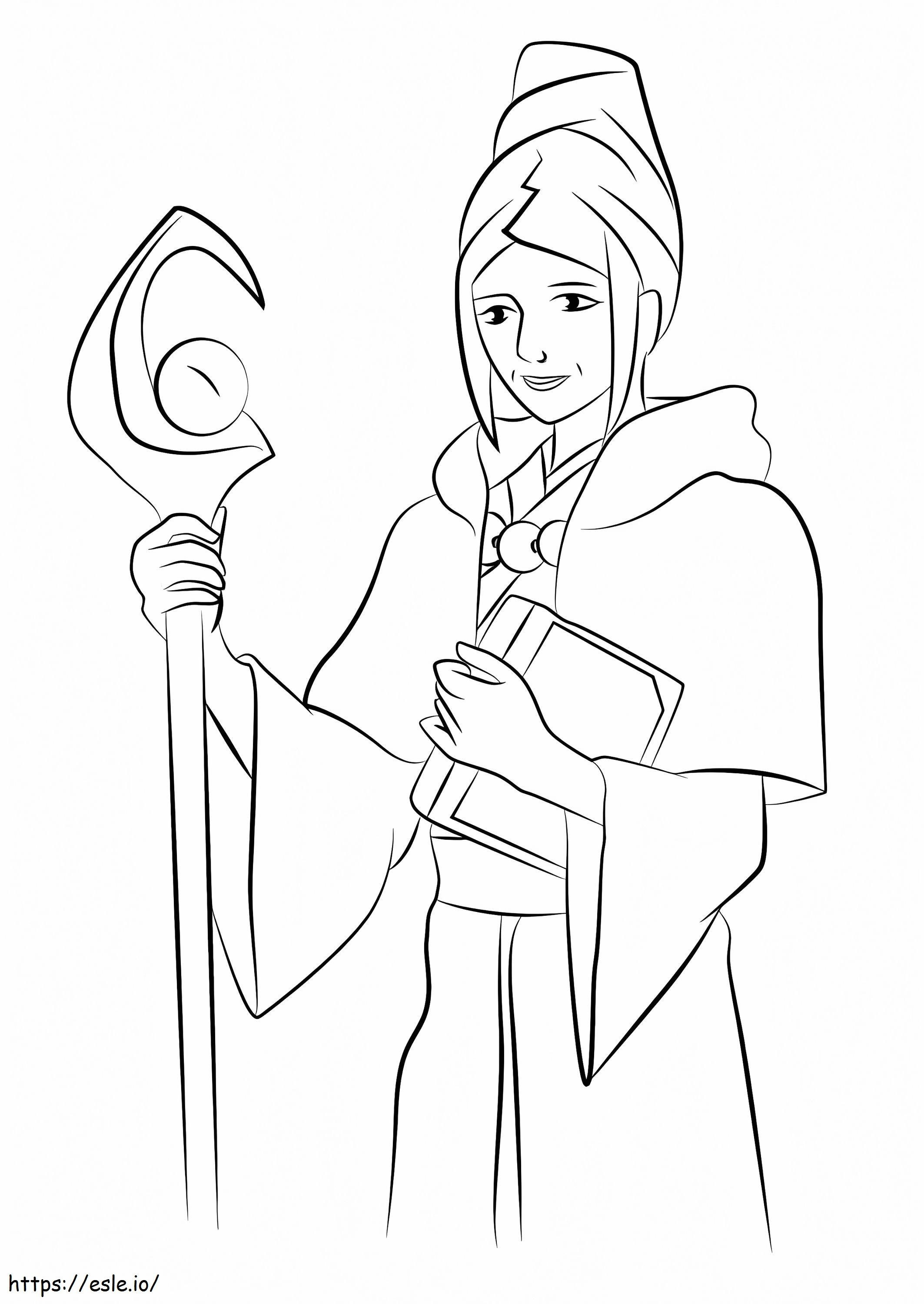 Misty Fey From Ace Attorney coloring page