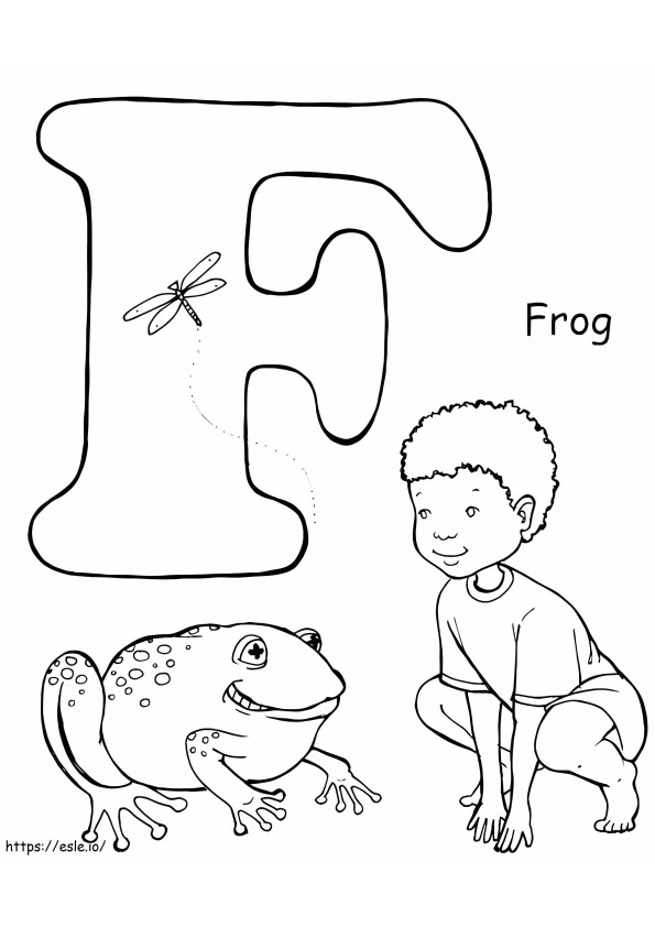 Coloriage Pose de grenouille de yoga à imprimer dessin