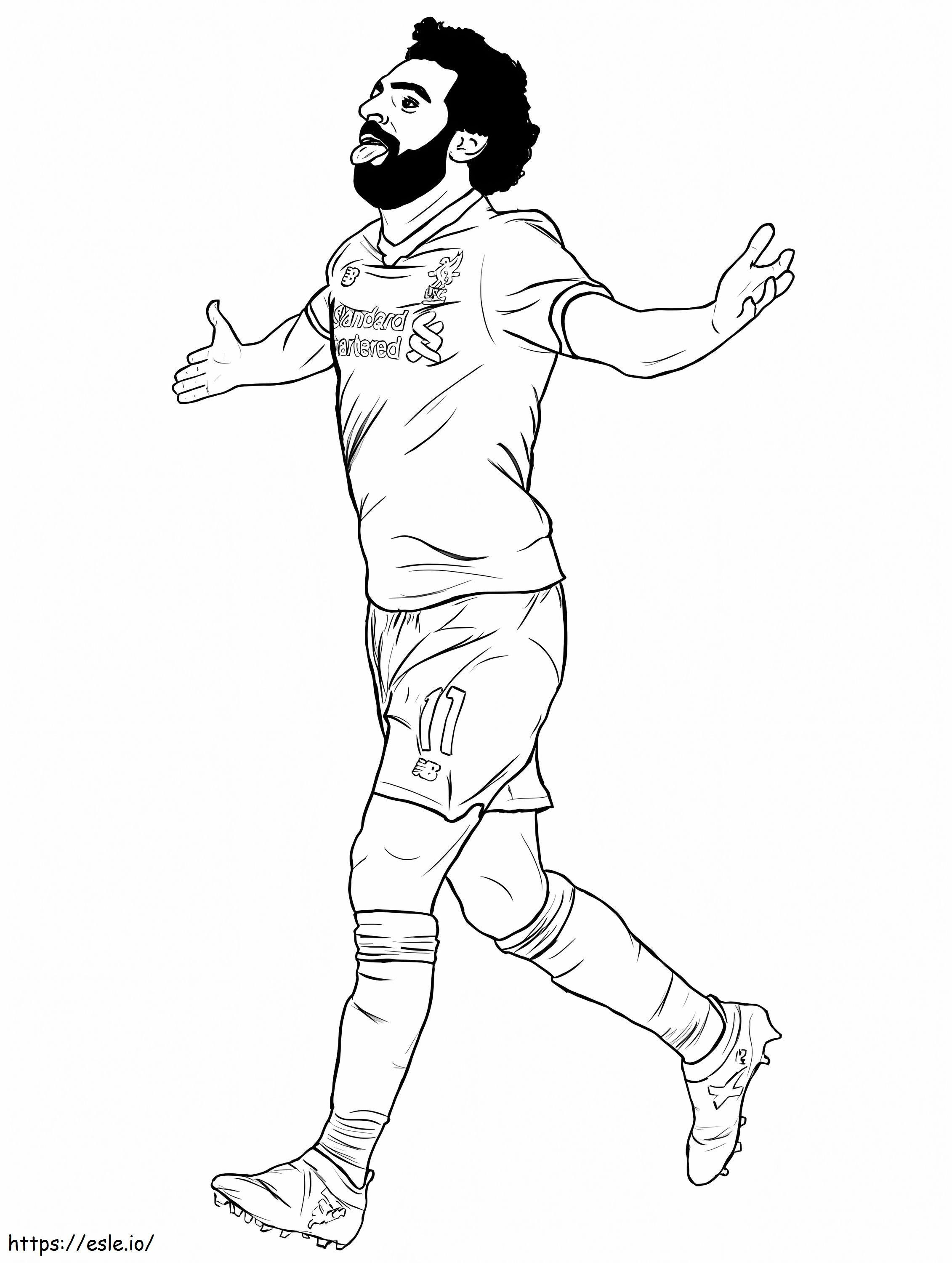 Mohamed Salah5 para colorir