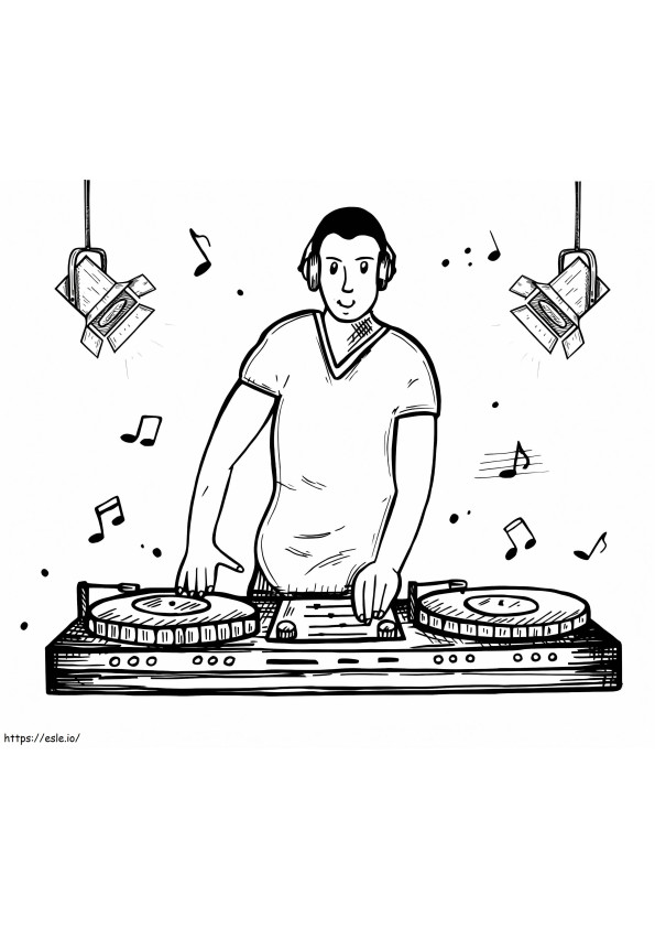 DJ 3 kolorowanka