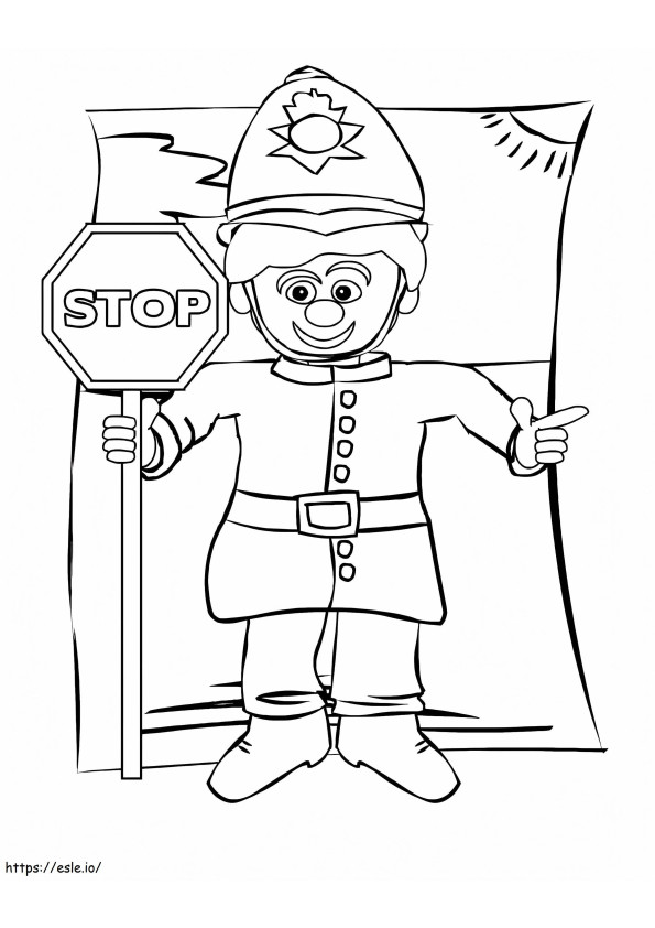The Police Support The Prohibition Signal