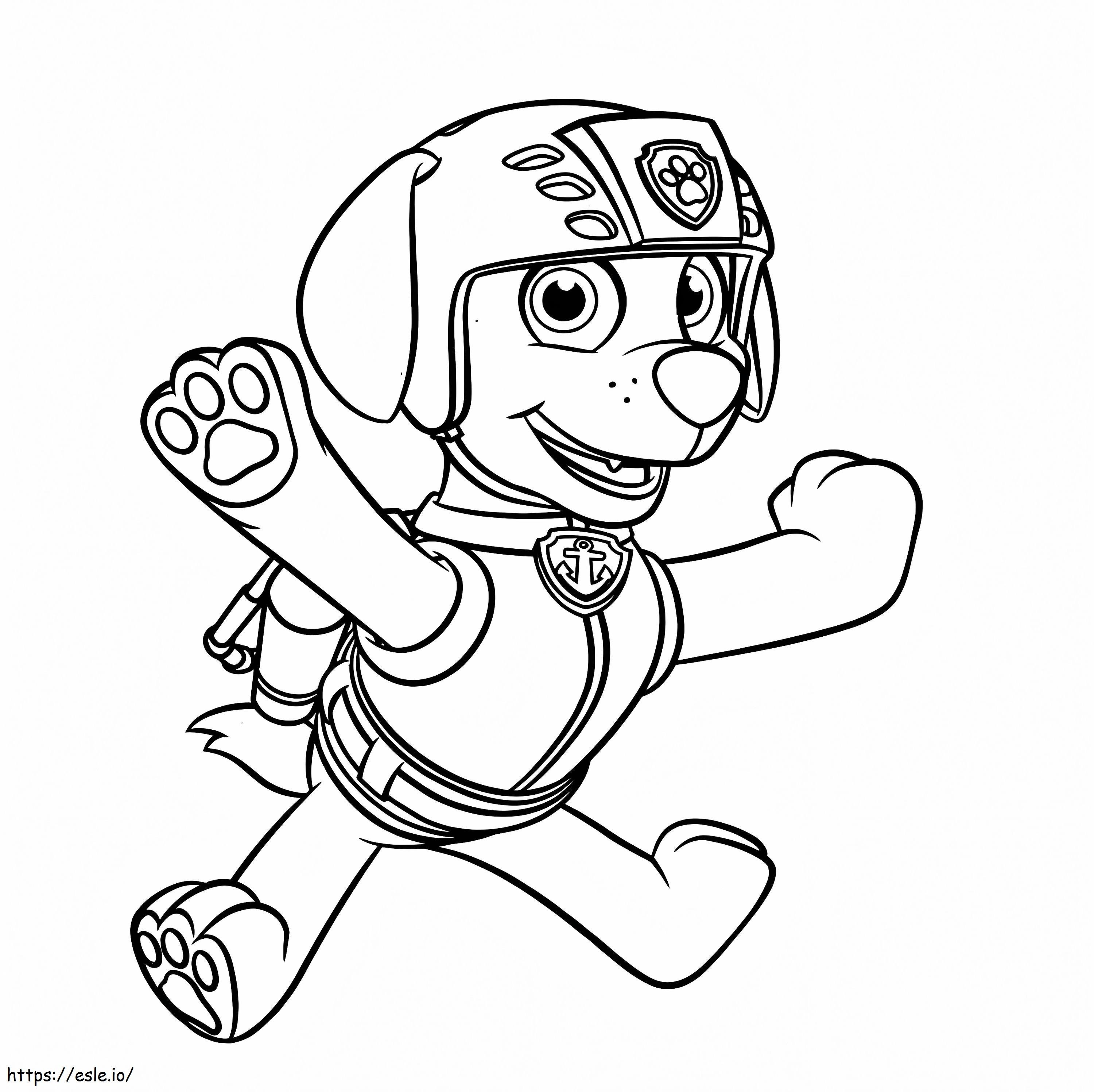 Süße Zuma Paw Patrol ausmalbilder