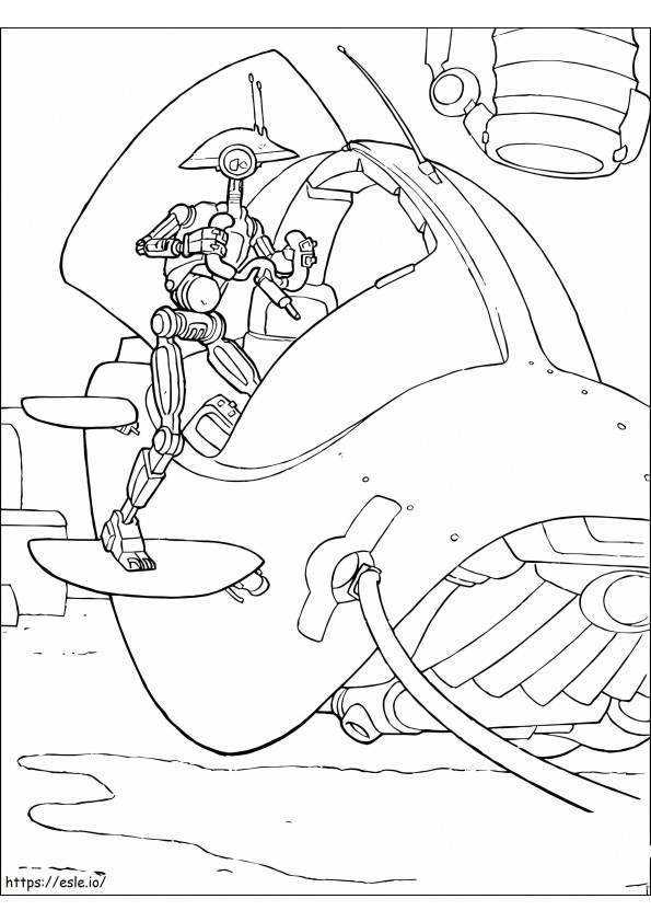 Star Wars 10 coloring page