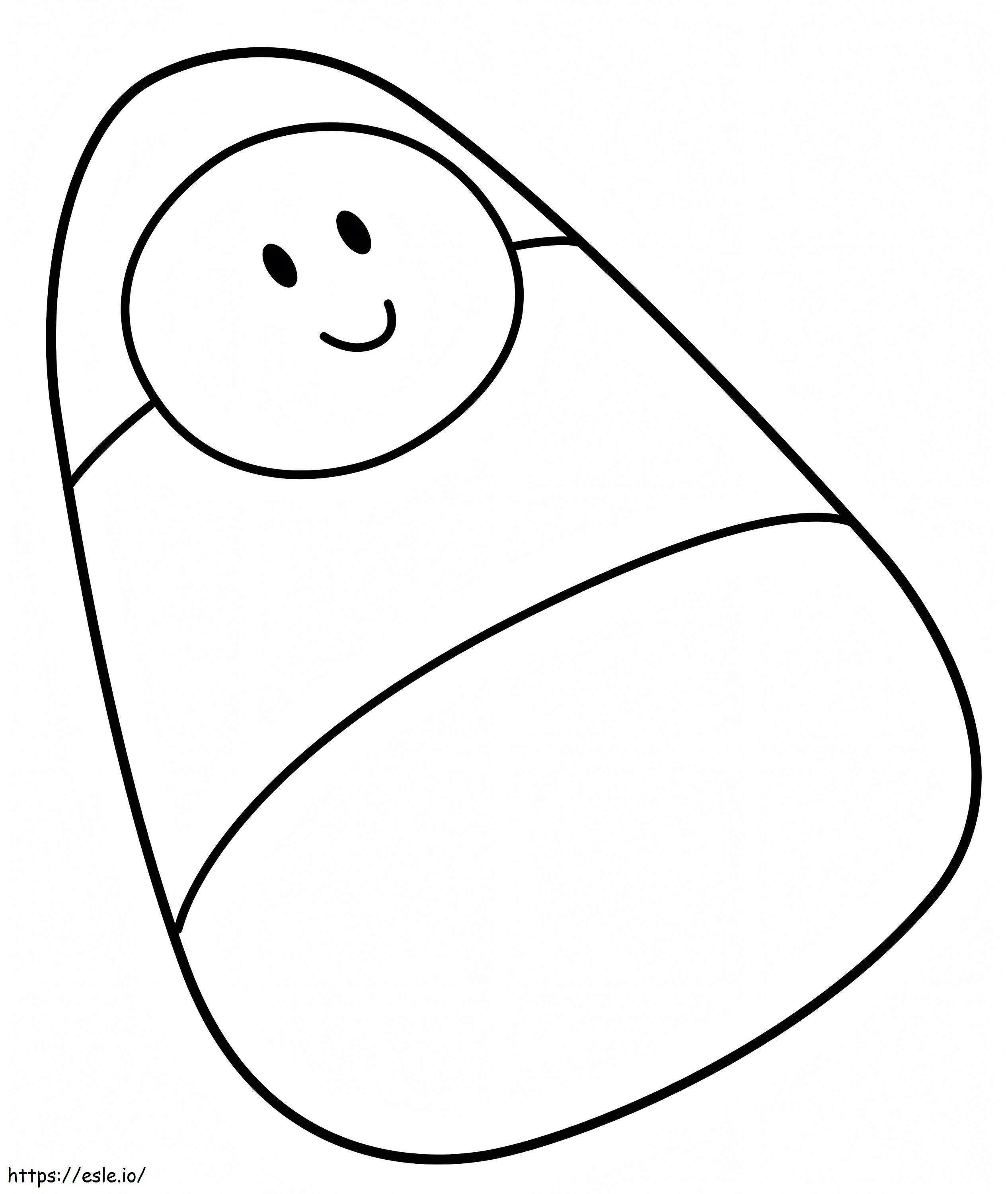 Baby Candy Corn coloring page