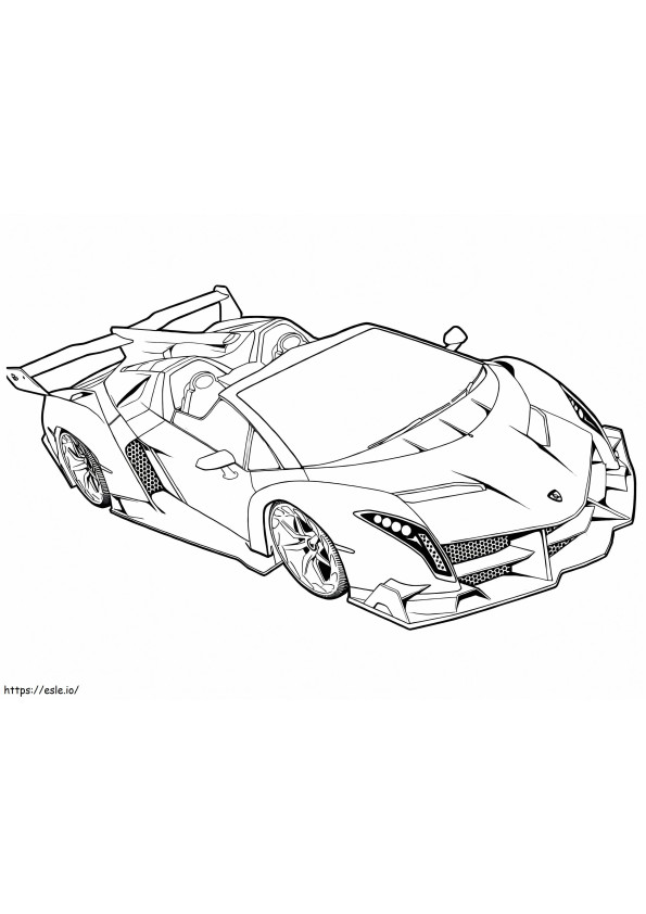 Coloriage Lamborghini19 à imprimer dessin