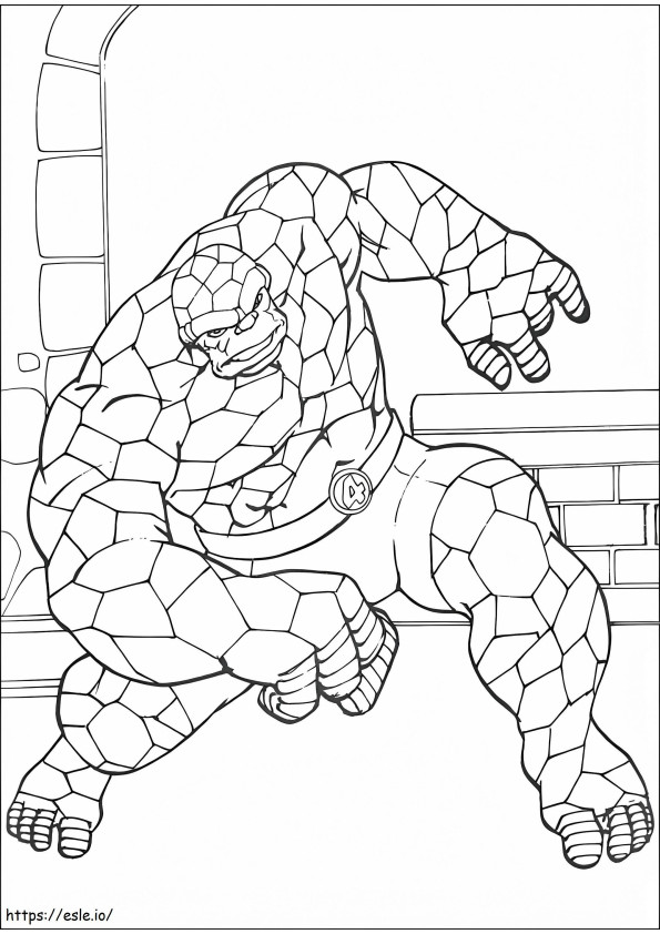 The Thing 2 coloring page