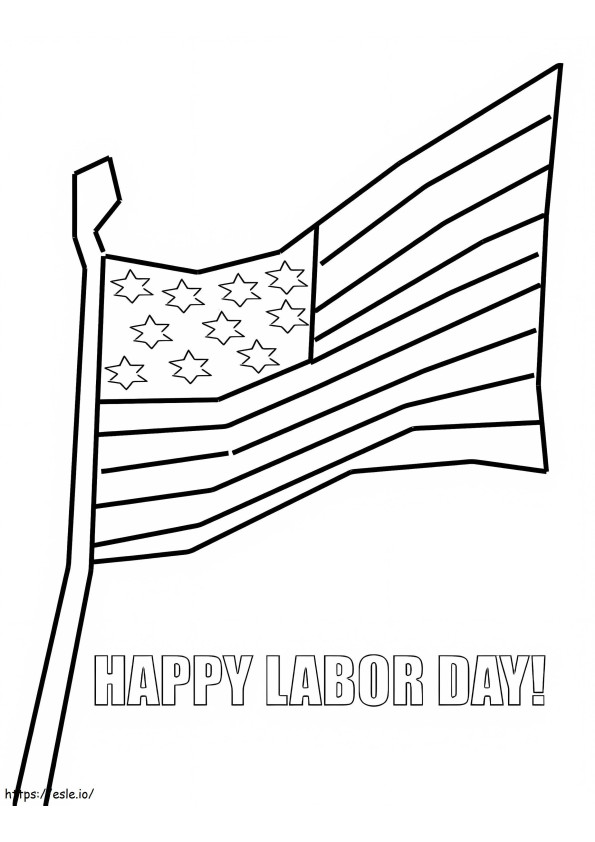 Labor Day 1 coloring page