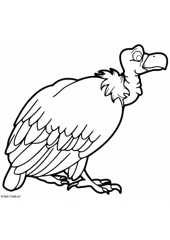 Vulture Printable coloring page