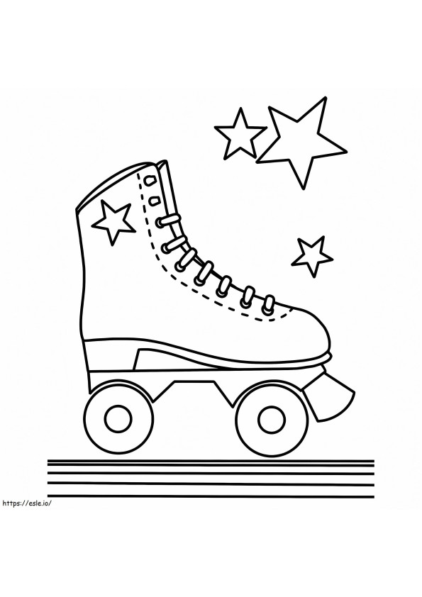 Free Roller Skate coloring page