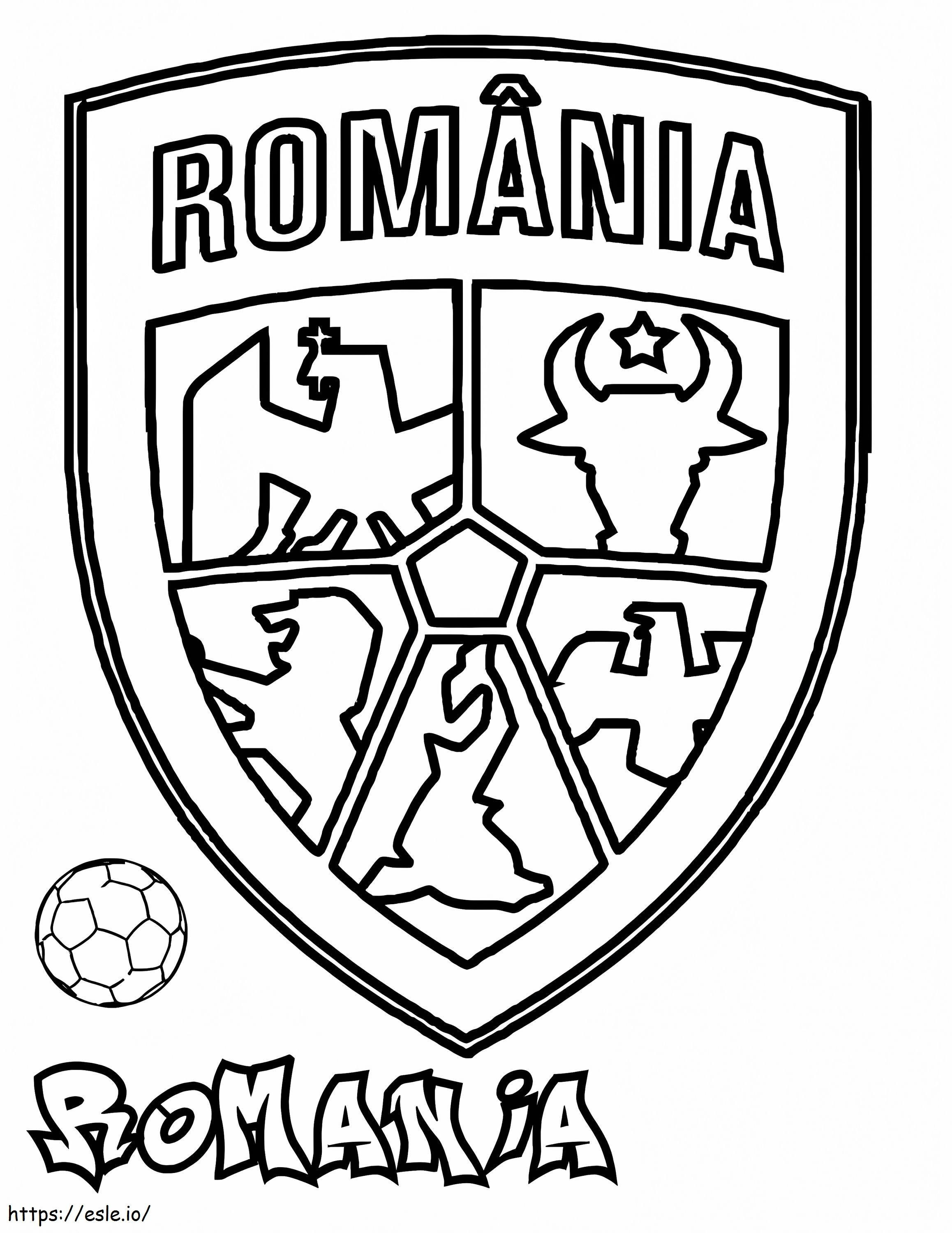 Romania National Football Team coloring page