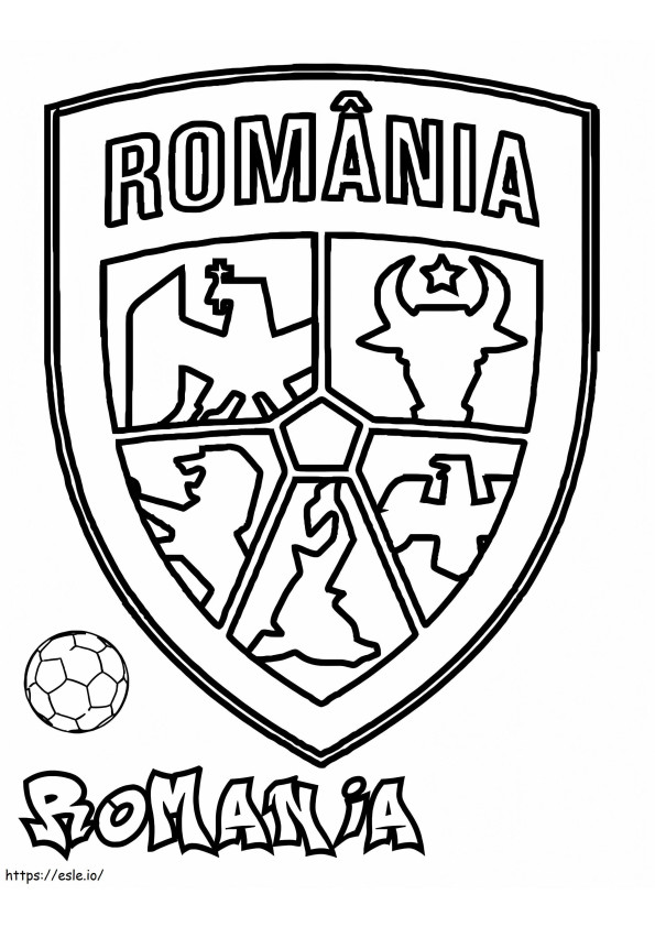 Romania National Football Team coloring page