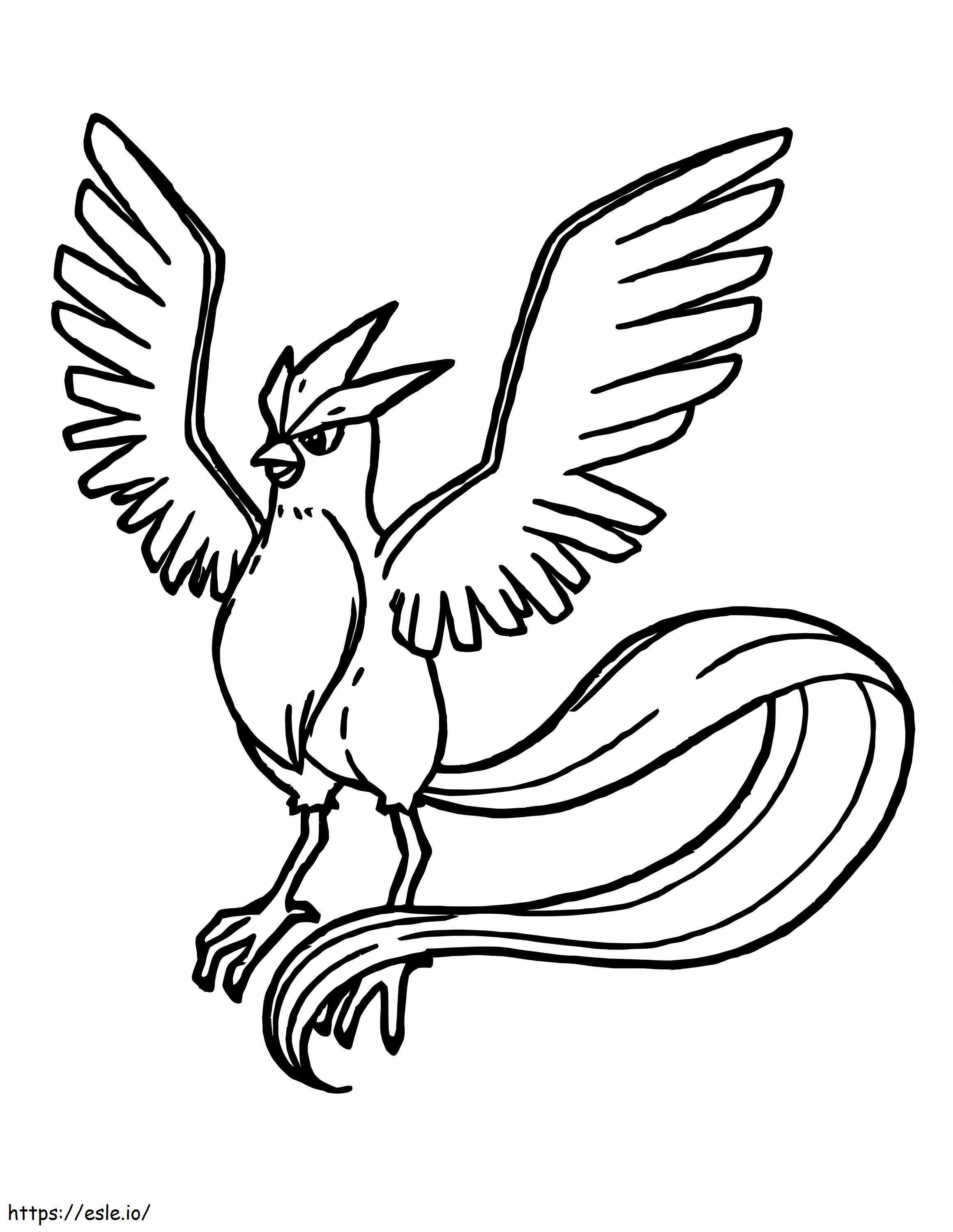 Articuno In Pokemon coloring page