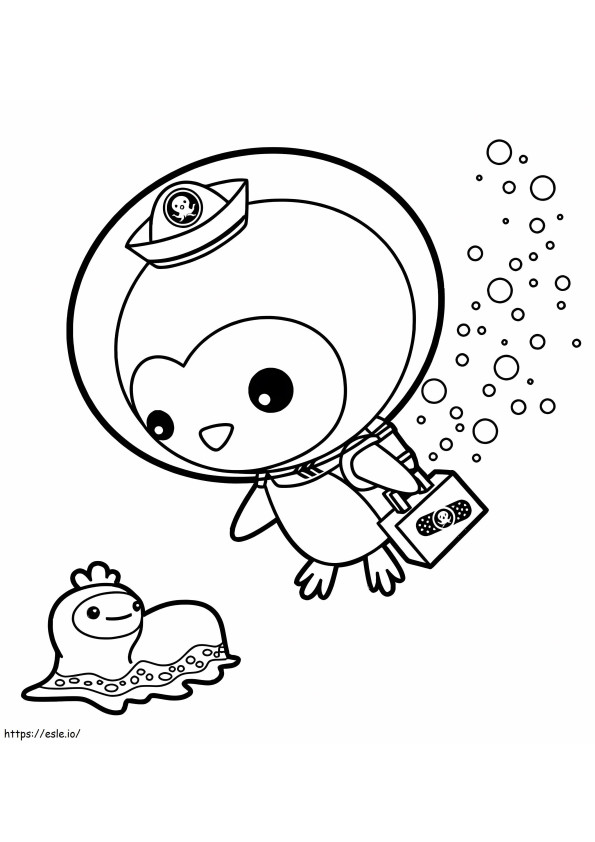 Weight Of Octonauts And Marine Animals coloring page
