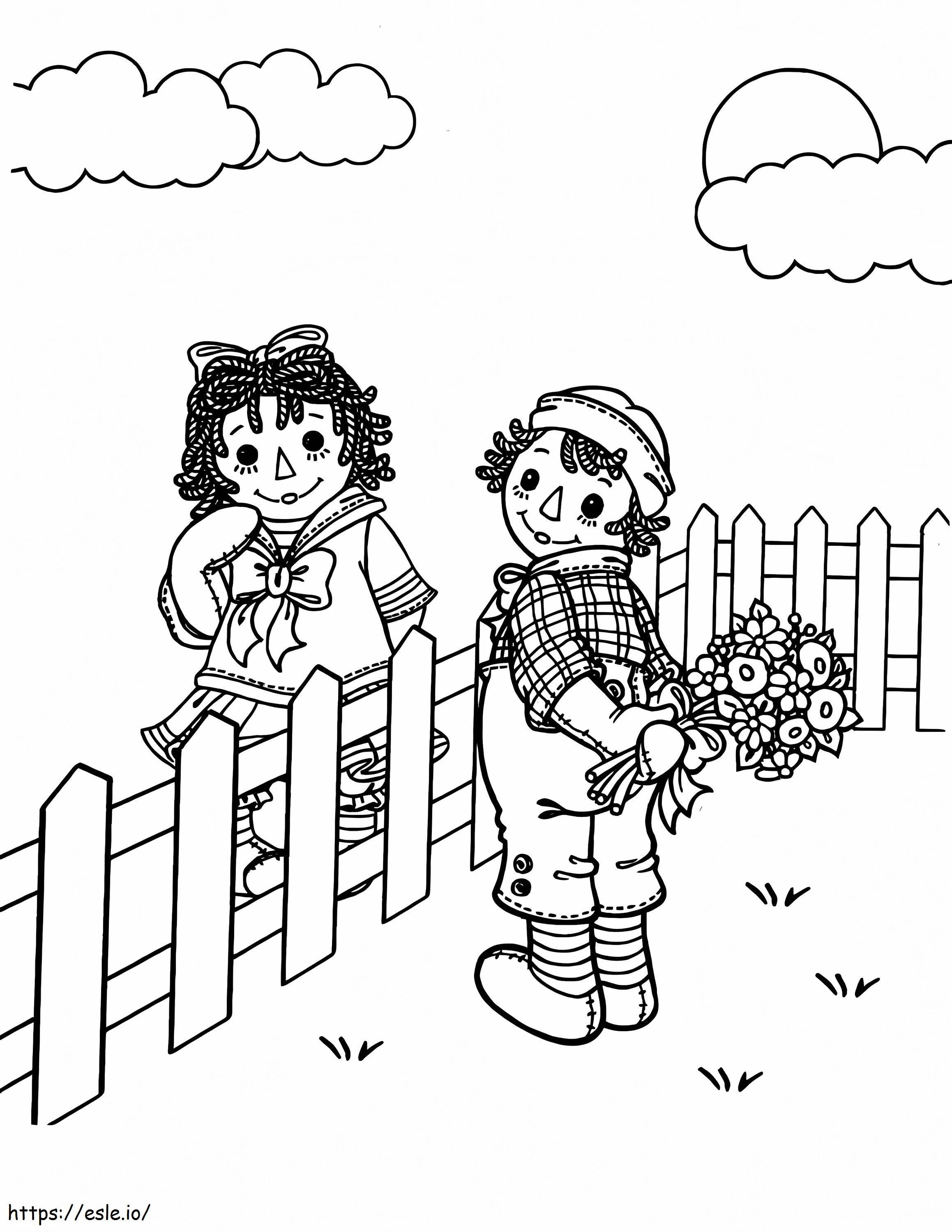 Raggedy Ann And Andy 15 coloring page