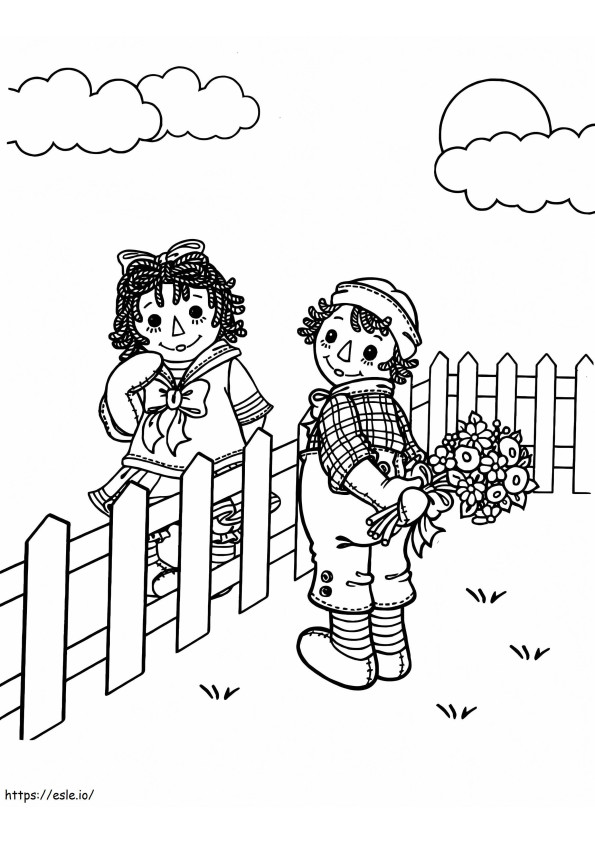 Raggedy Ann And Andy 15 coloring page