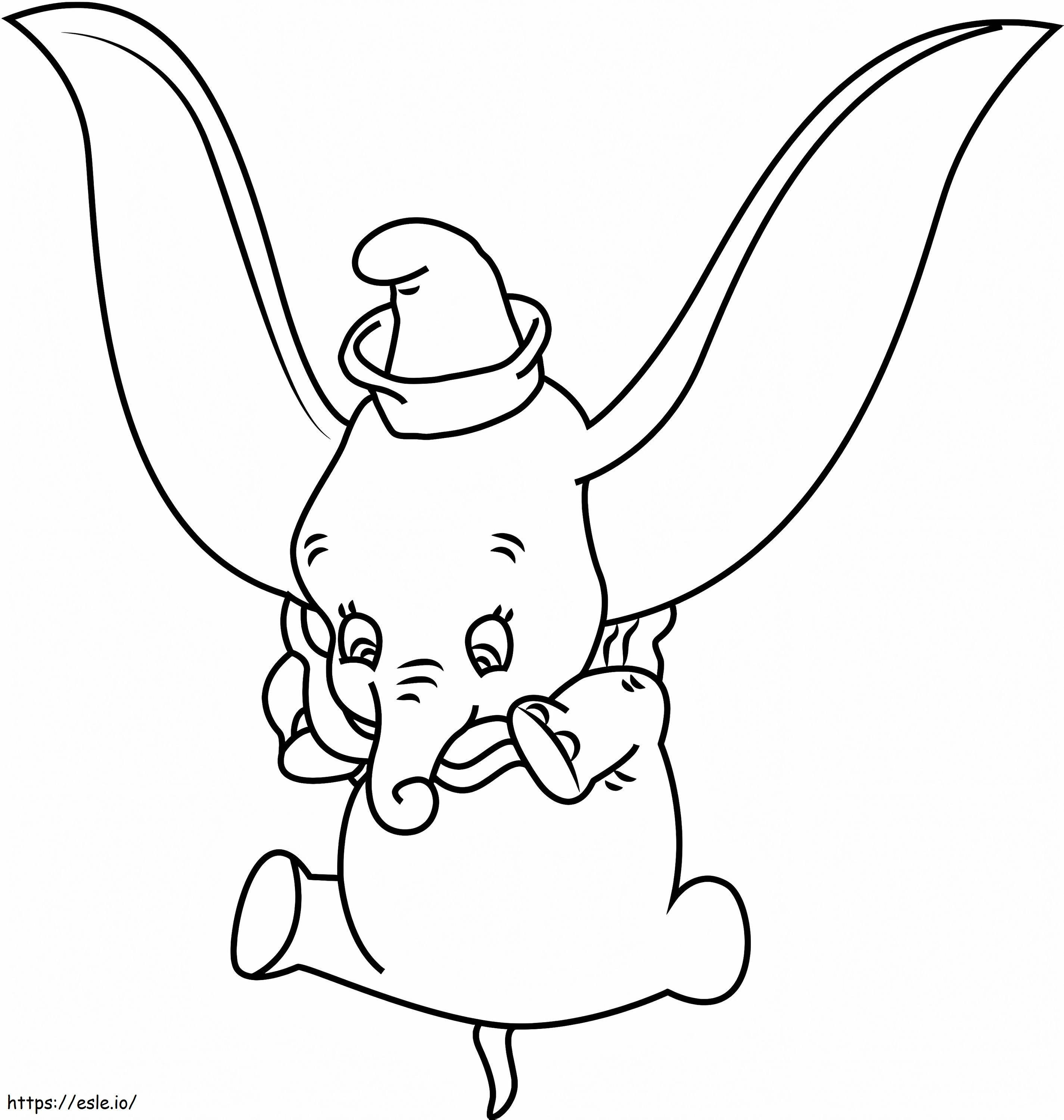 1530931285 Dumbo Jumping A4 ausmalbilder