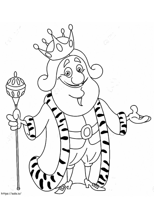 Good King coloring page