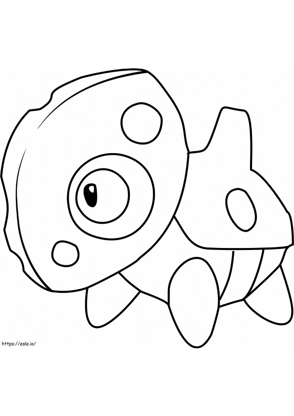Coloriage Aron dans Pokémon à imprimer dessin