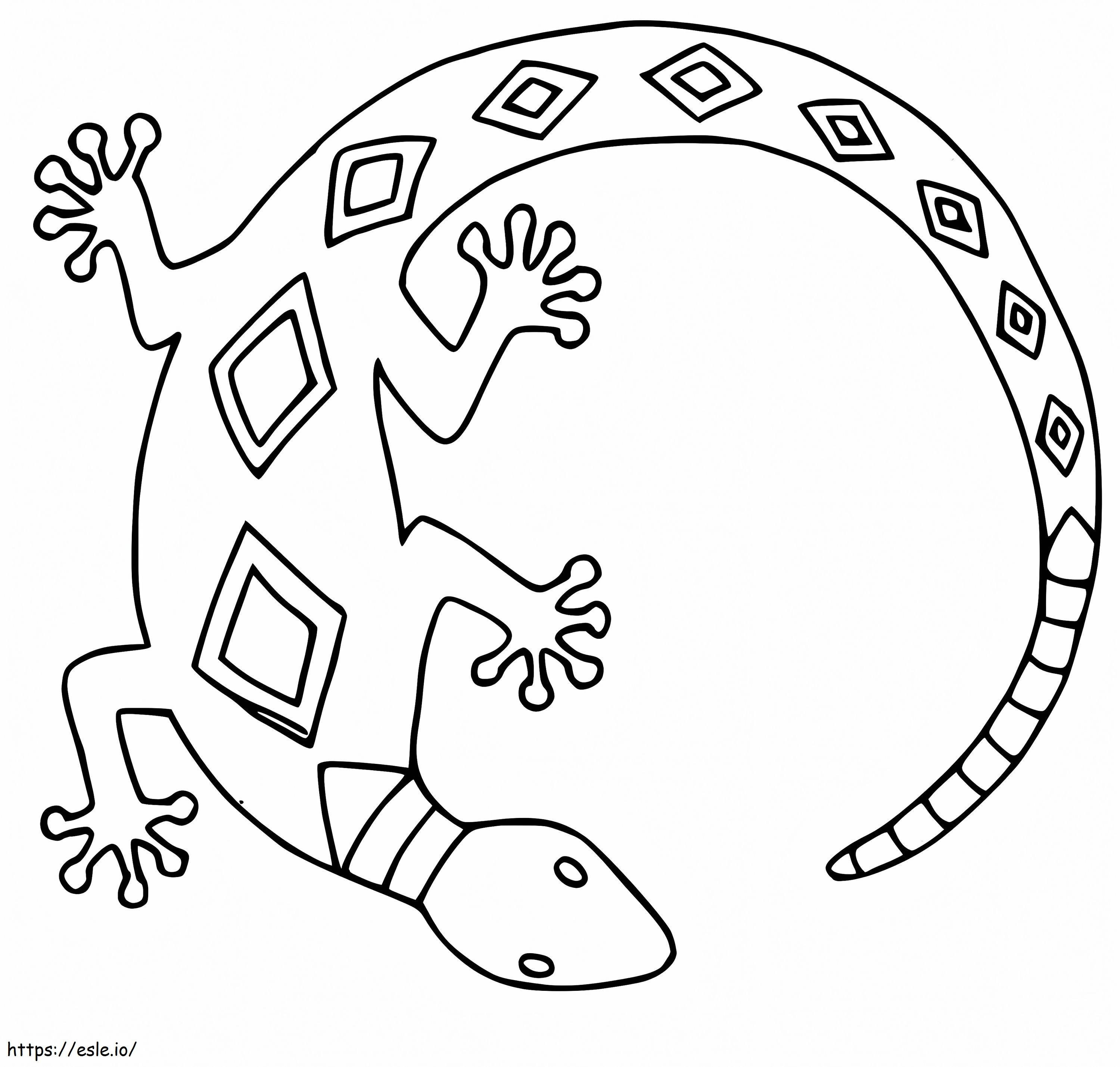 Newt 2 coloring page