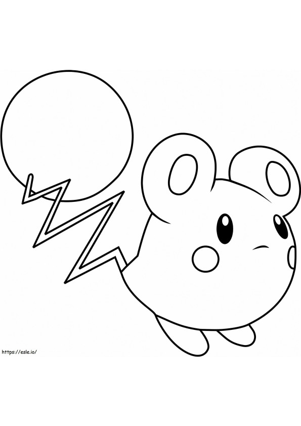 Marill 5 coloring page