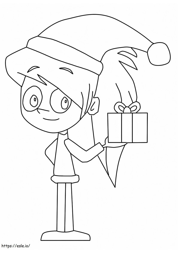Mish de Natal da escolha de ChuckGÇÖs para colorir