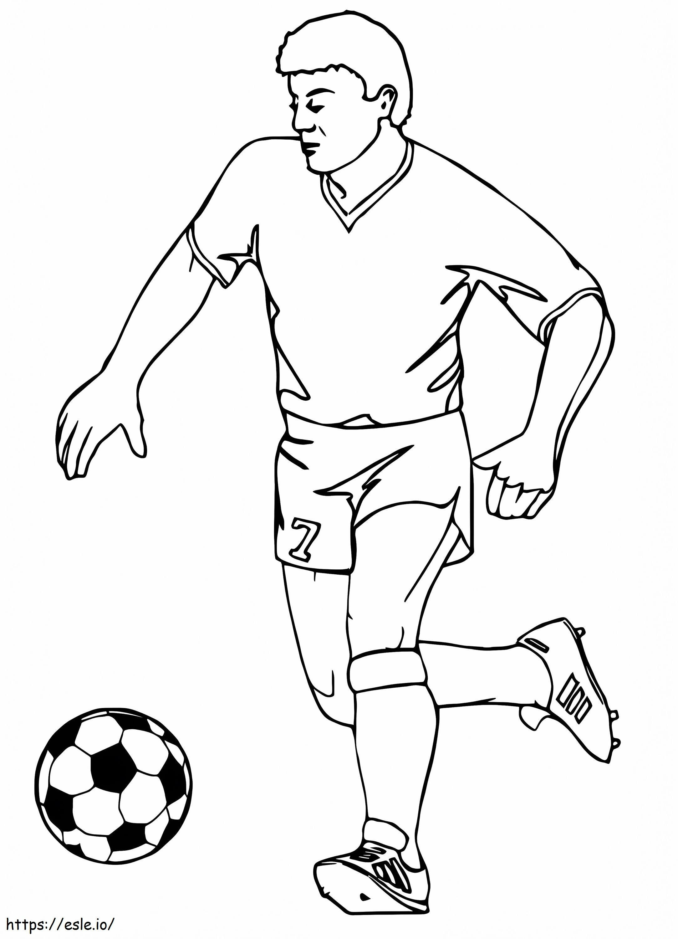 Awesome Soccer coloring page