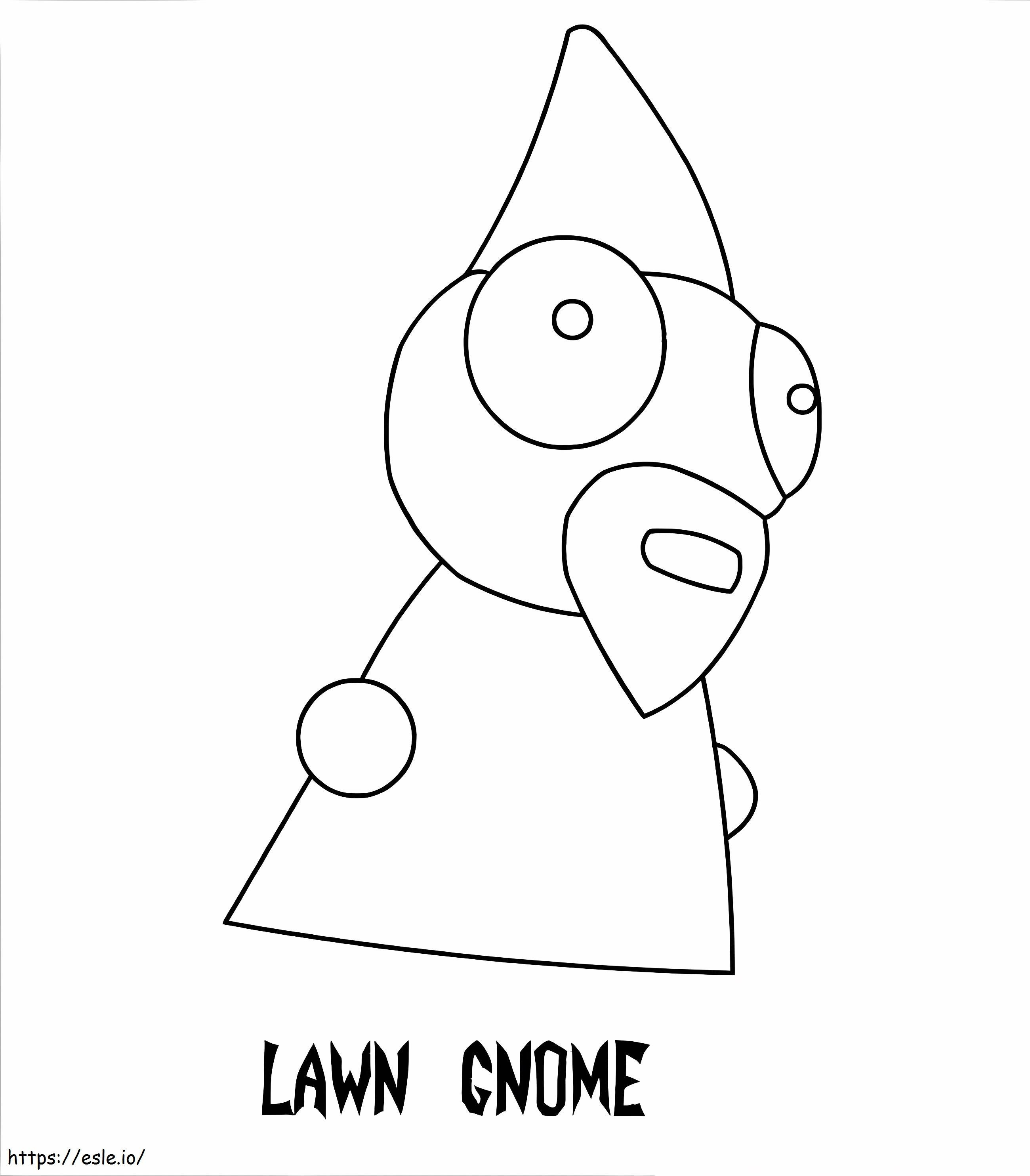 Lawn Gnome From Invader Zim coloring page