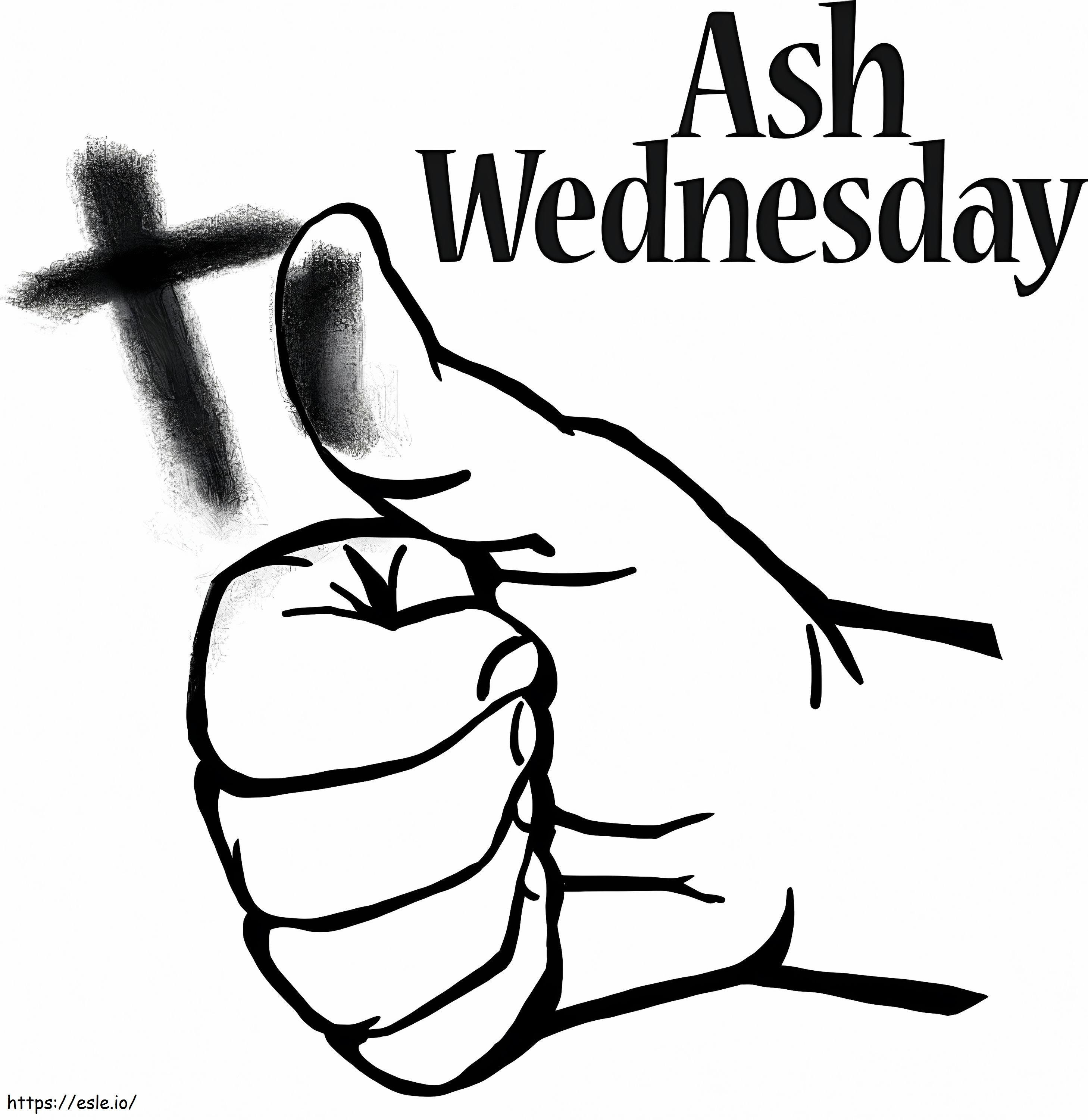 Ash Wednesday 12 coloring page