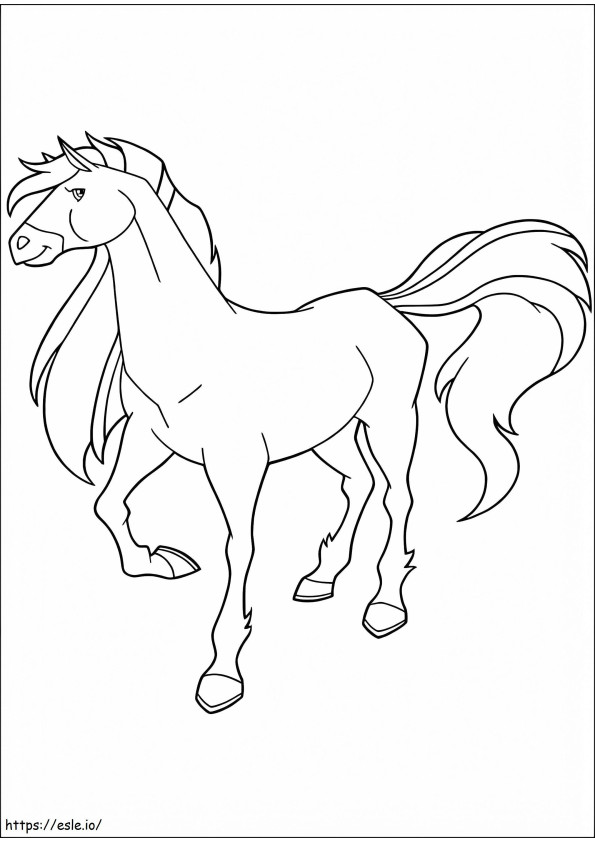Horseland 5 coloring page