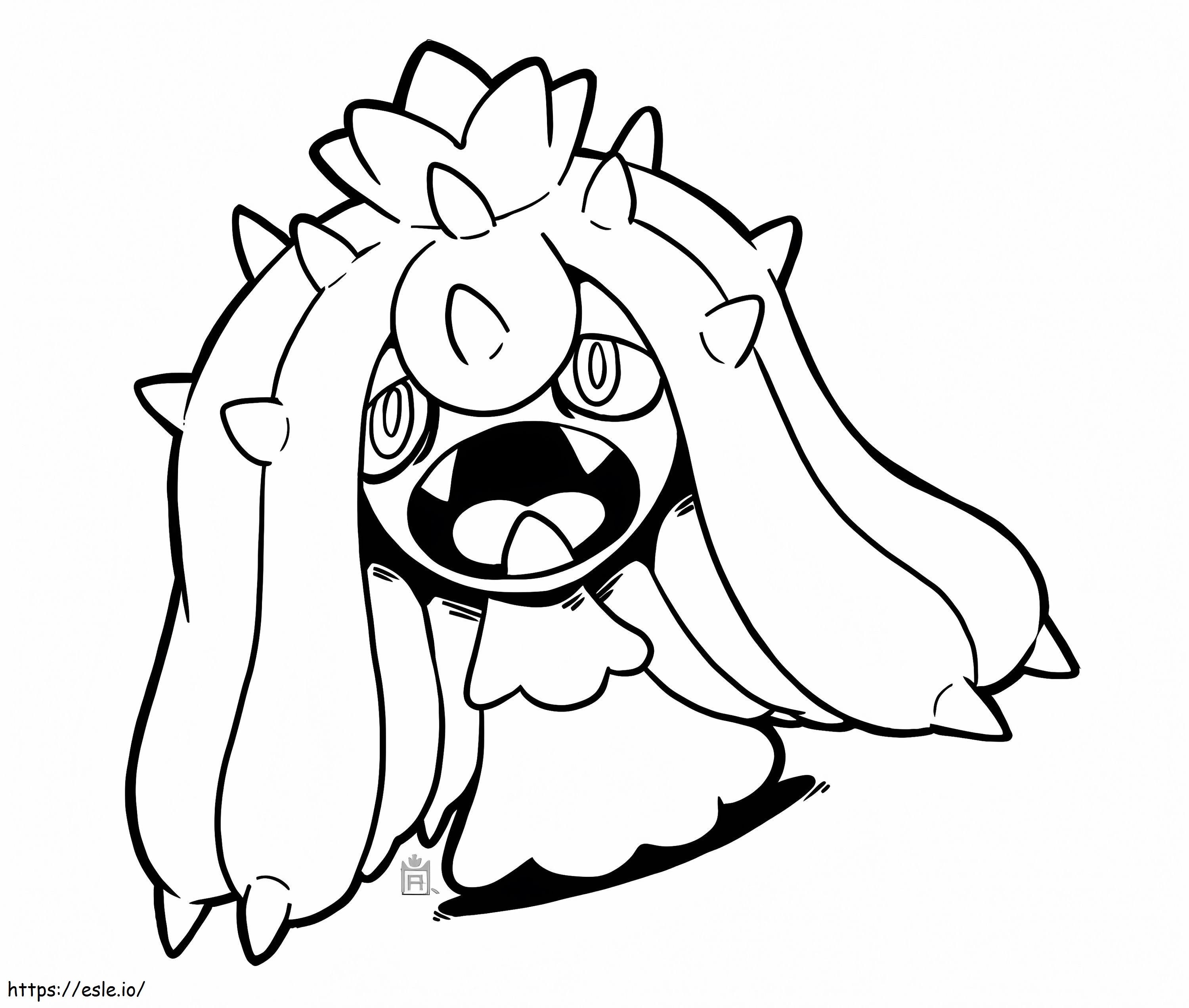 Mareanie Pokemon Şeffaf boyama