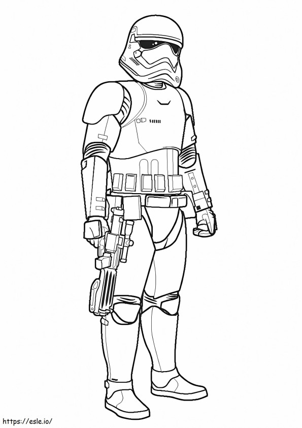 Stormtrooper 1 coloring page