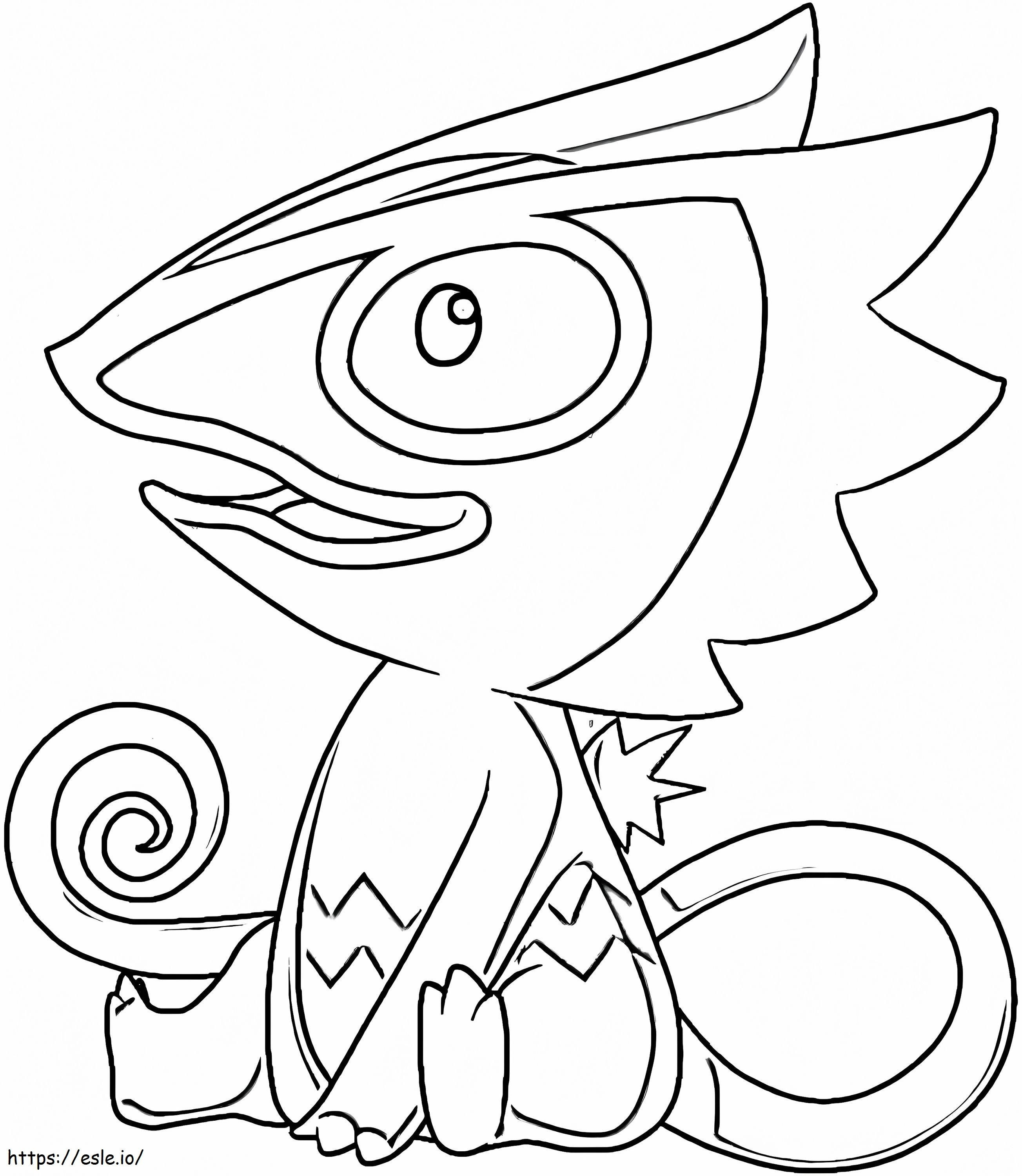 Kecleon 2 coloring page