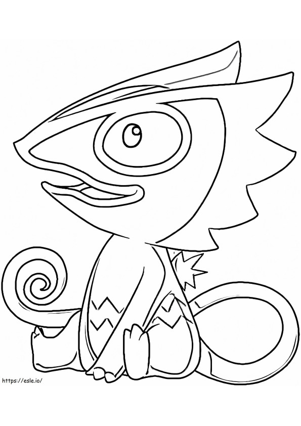 Kecleon 2 coloring page
