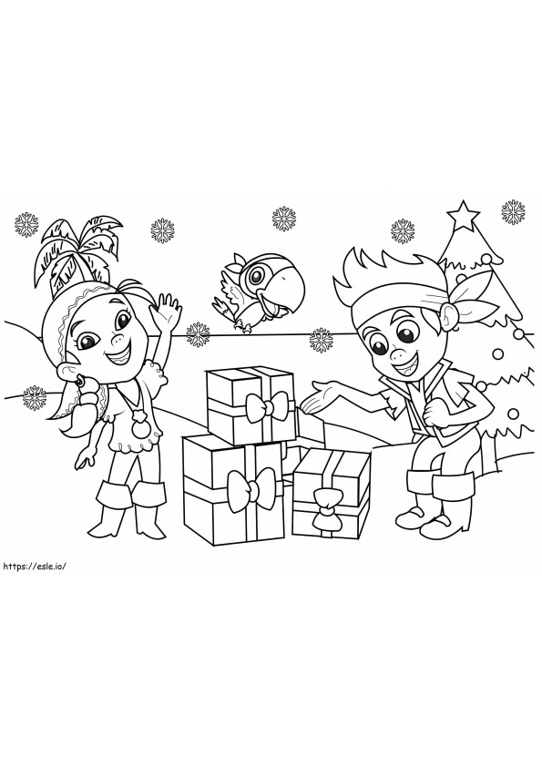 Feliz Natal com Disney Junior para colorir