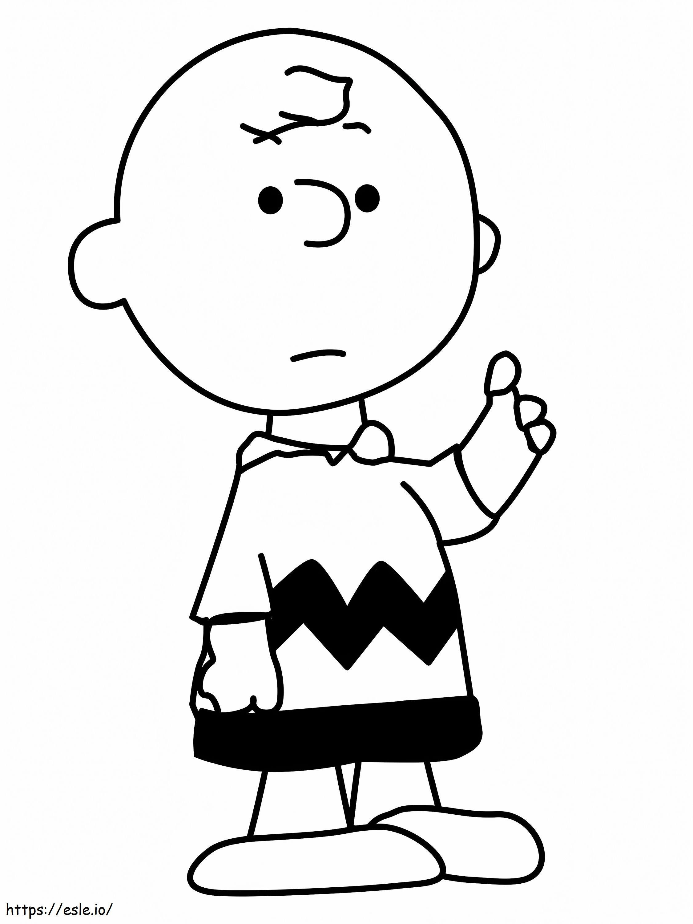 Charlie Brown 1 para colorear