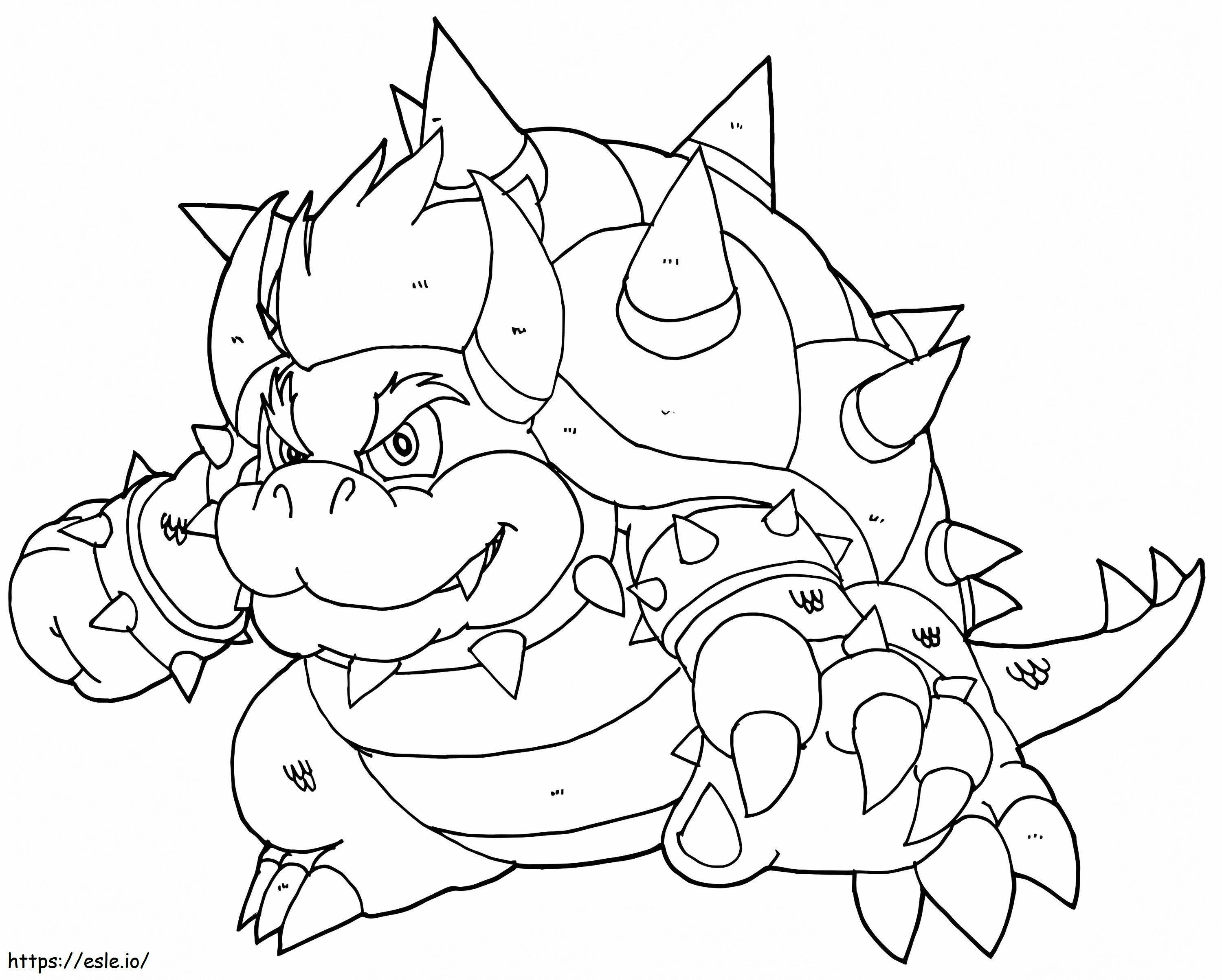 Bowser 3 coloring page