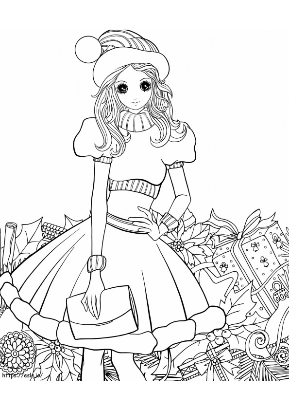 Christmas Style coloring page
