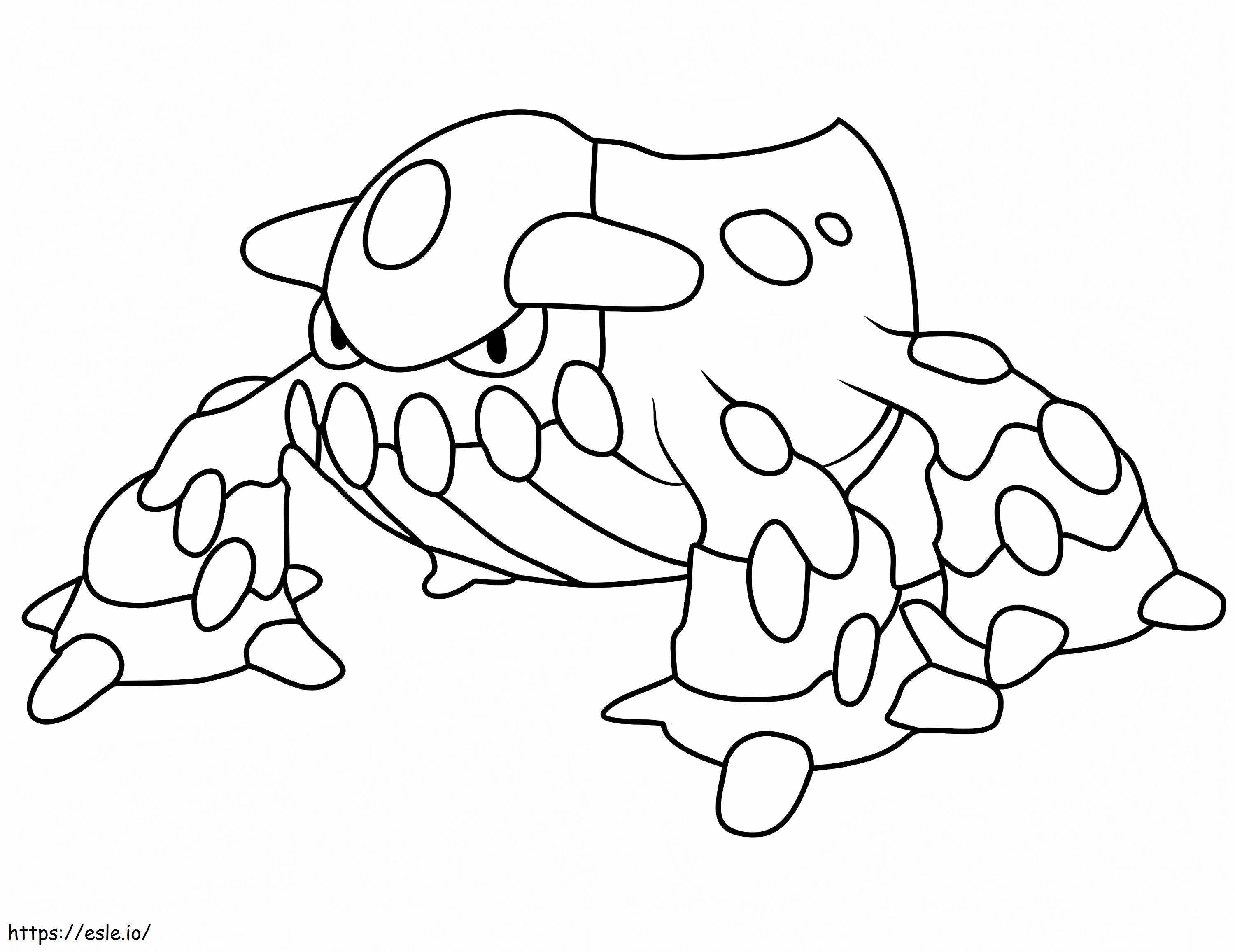 Coloriage Heatran dans Pokémon Légendaire à imprimer dessin