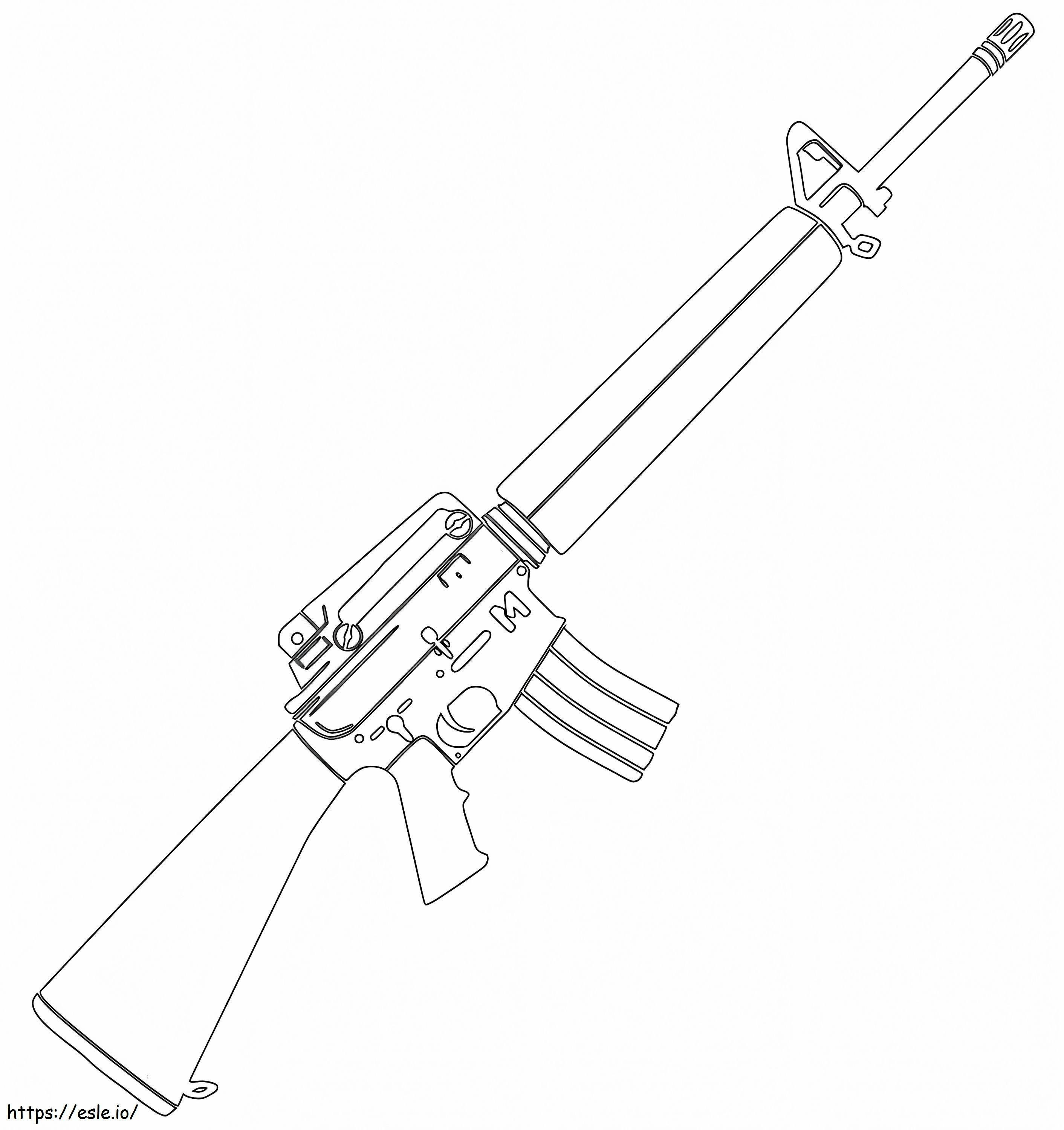 M16 da colorare