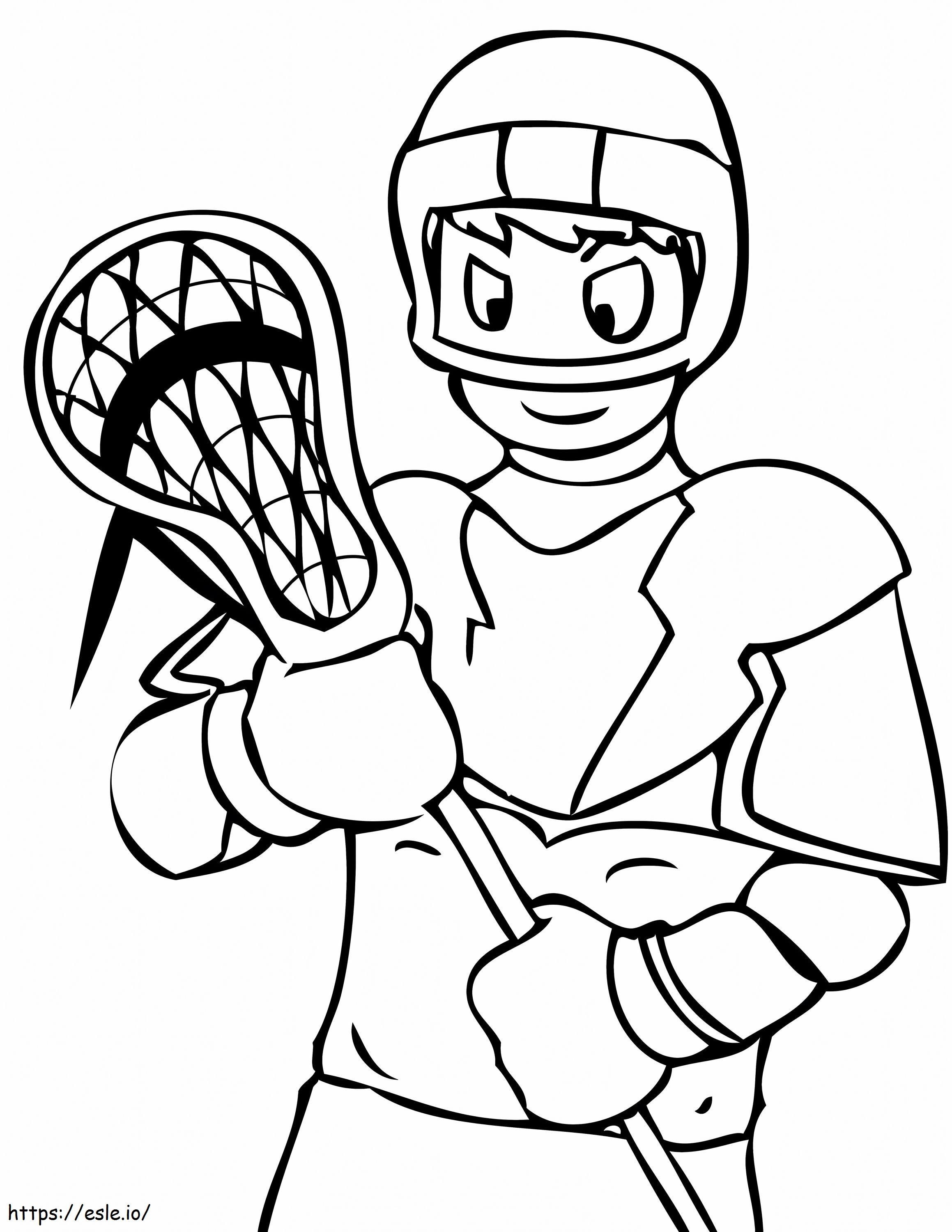 Lacrosse Coloring Page