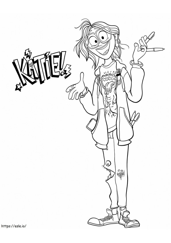 Katie Mitchell coloring page