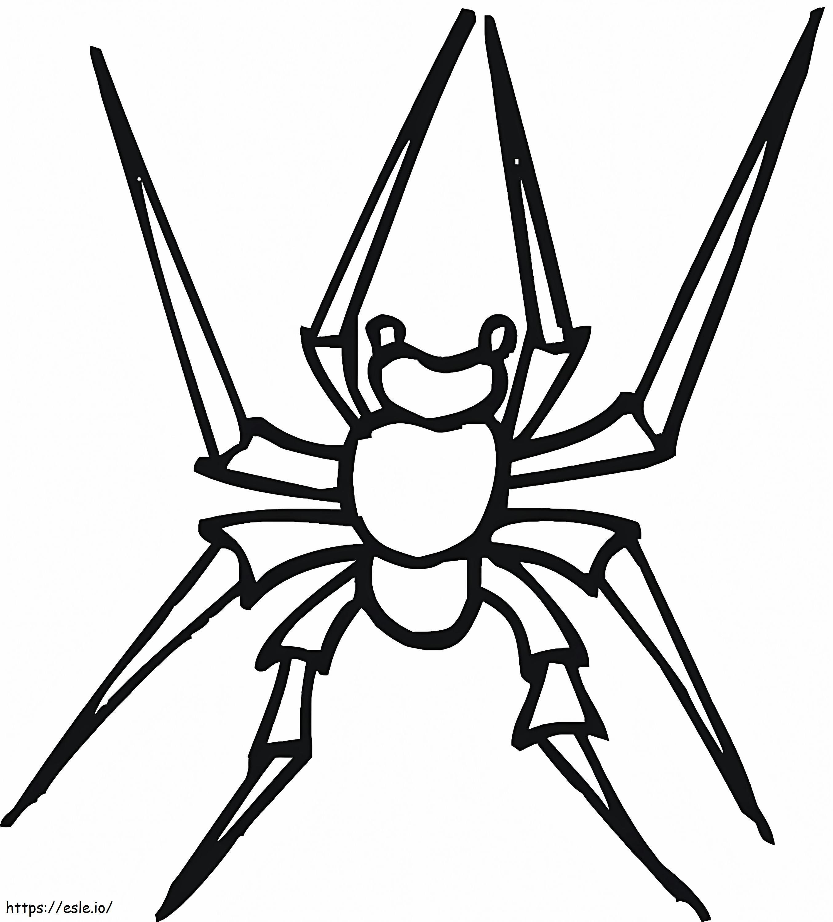 Spider Printable coloring page