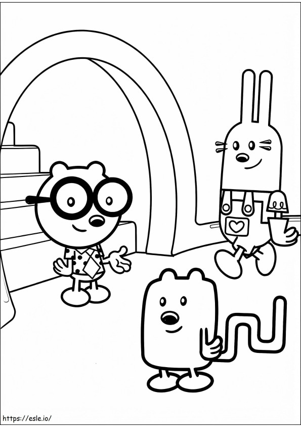Wubbzy And Friends coloring page